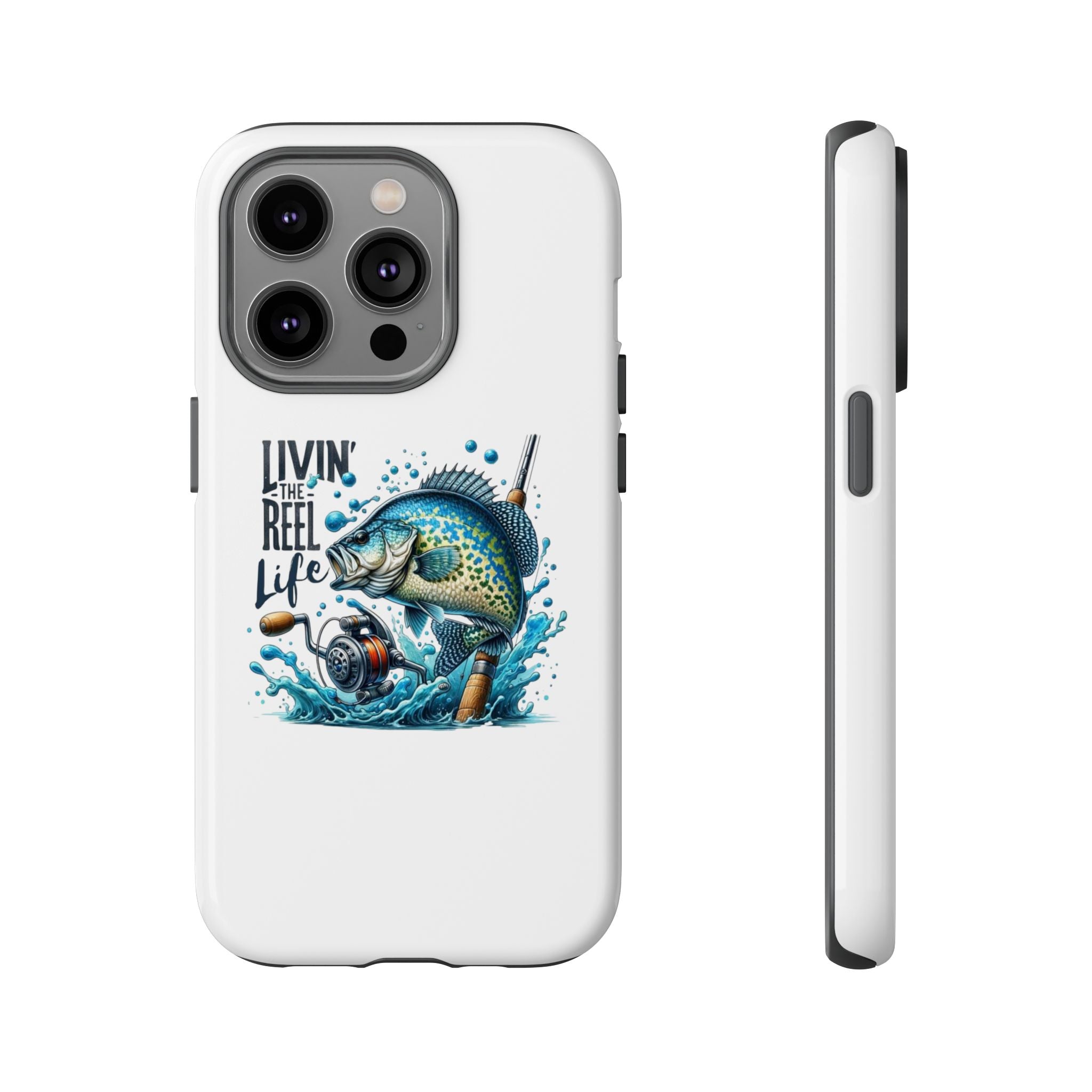Livin’ The Reel Life – Crappie Fishing iPhone Case