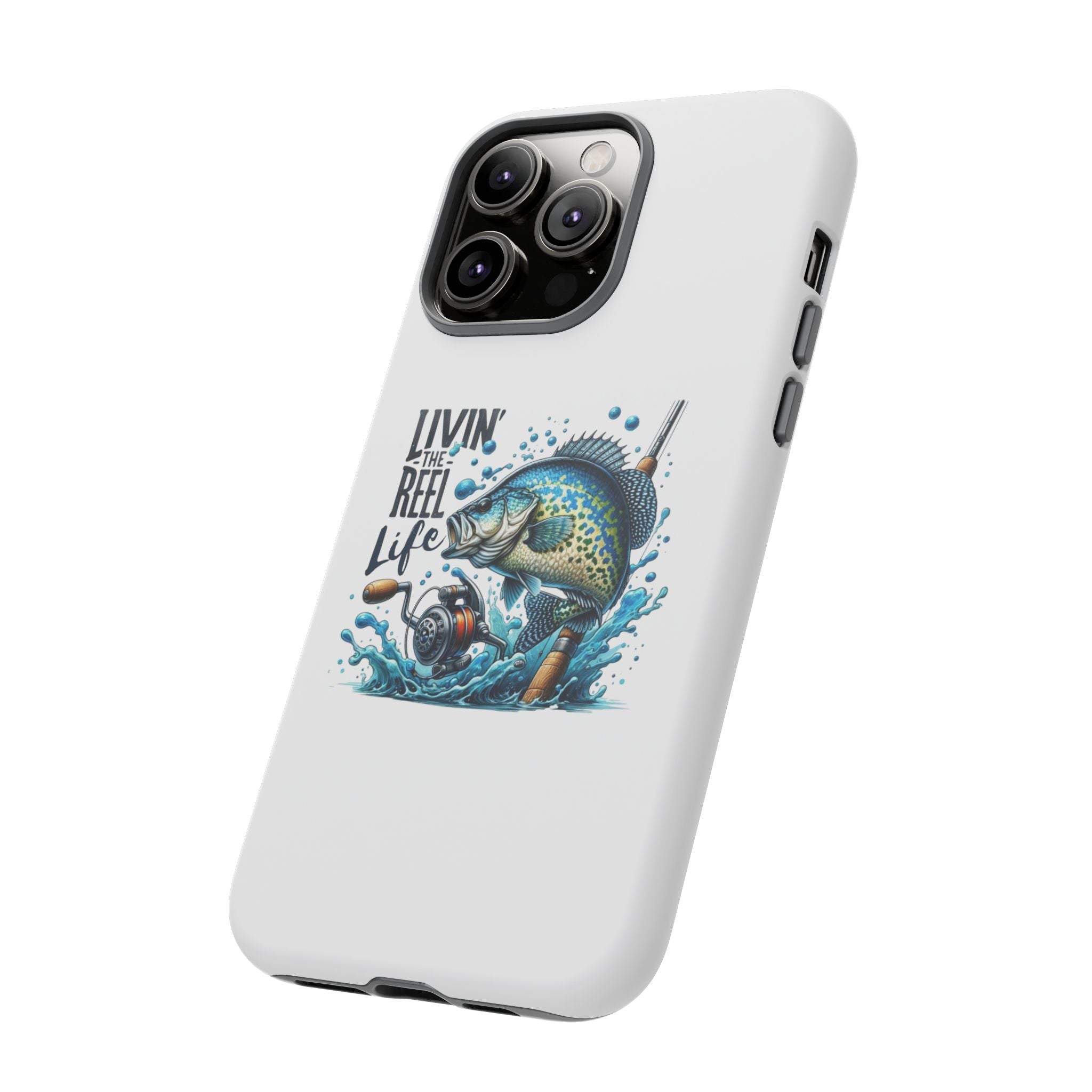 Livin’ The Reel Life – Crappie Fishing iPhone Case