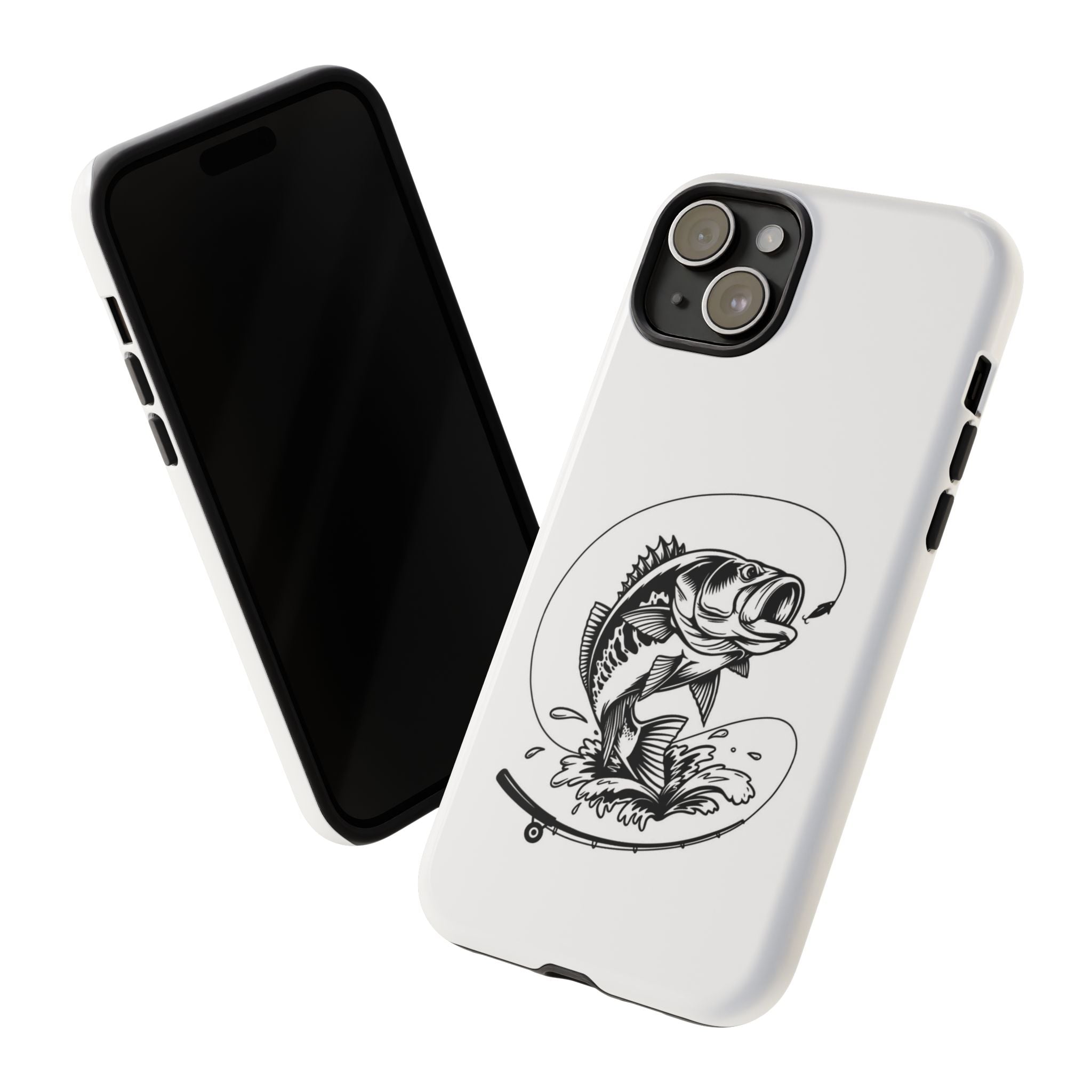 Jumping Bass Fishing – Angler Sport iPhone Case