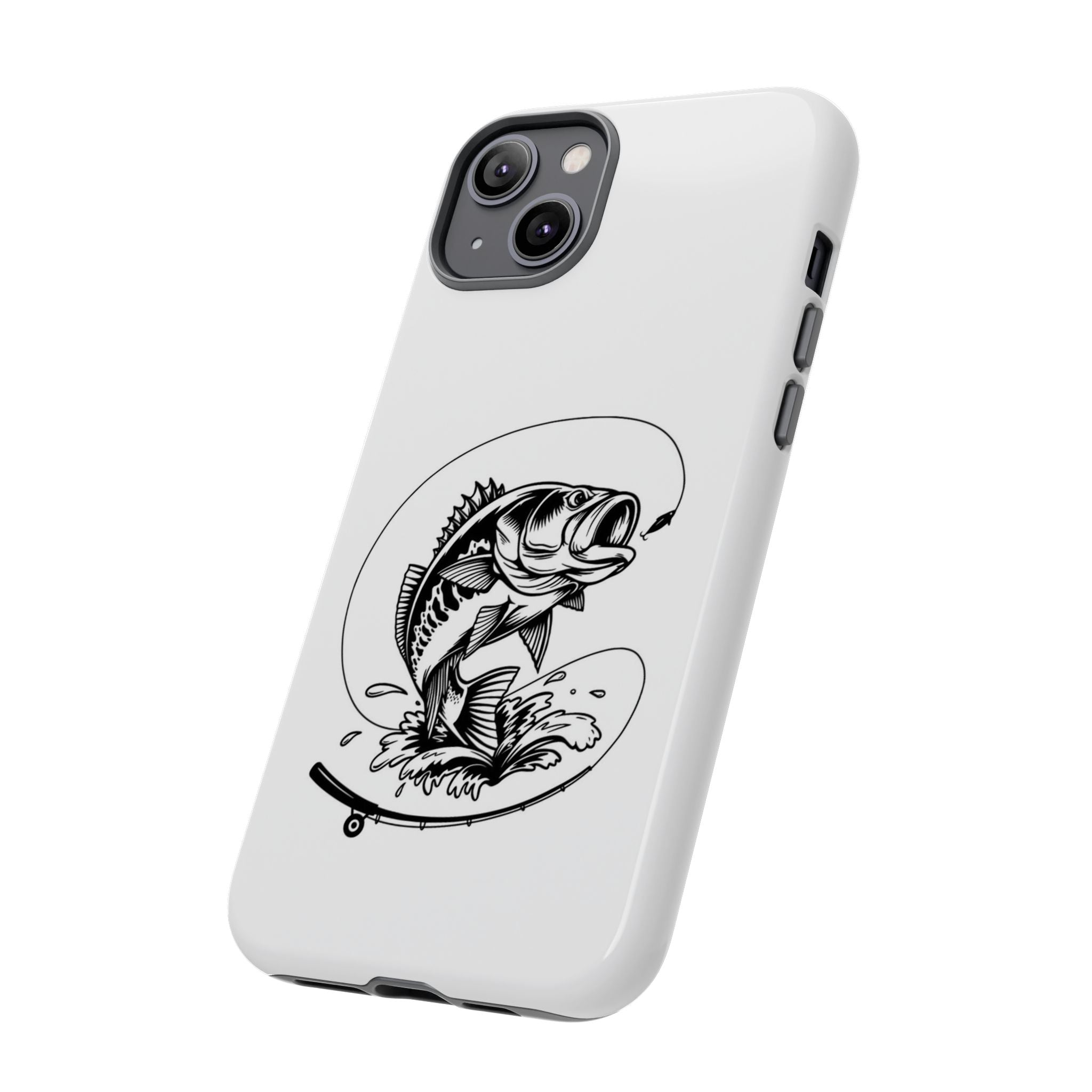 Jumping Bass Fishing – Angler Sport iPhone Case