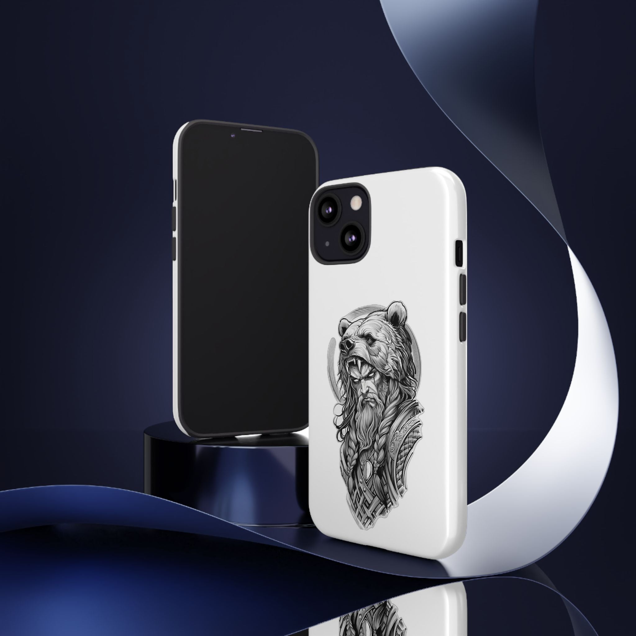 Viking Berserker Bear – Norse Warrior iPhone Case