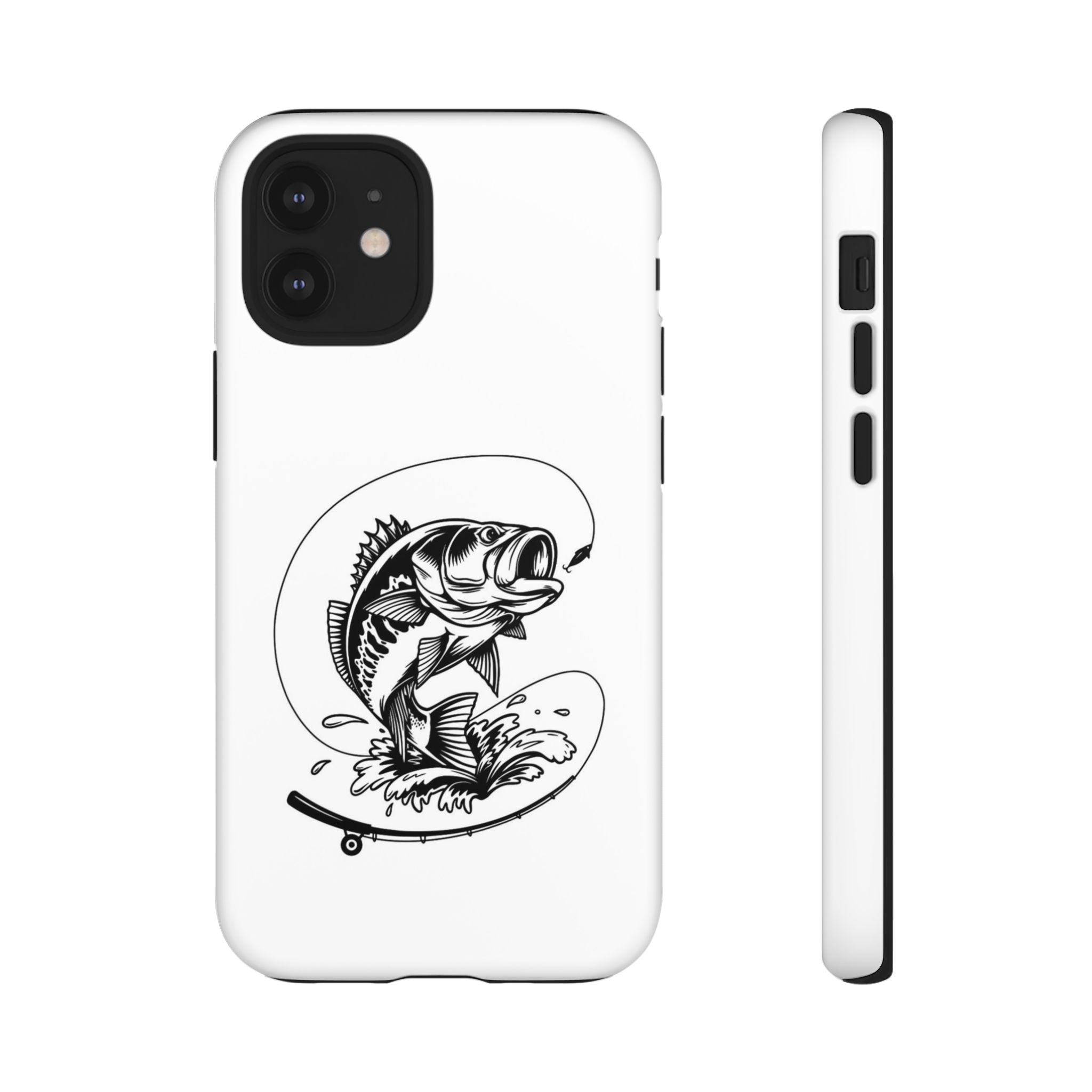Jumping Bass Fishing – Angler Sport iPhone Case