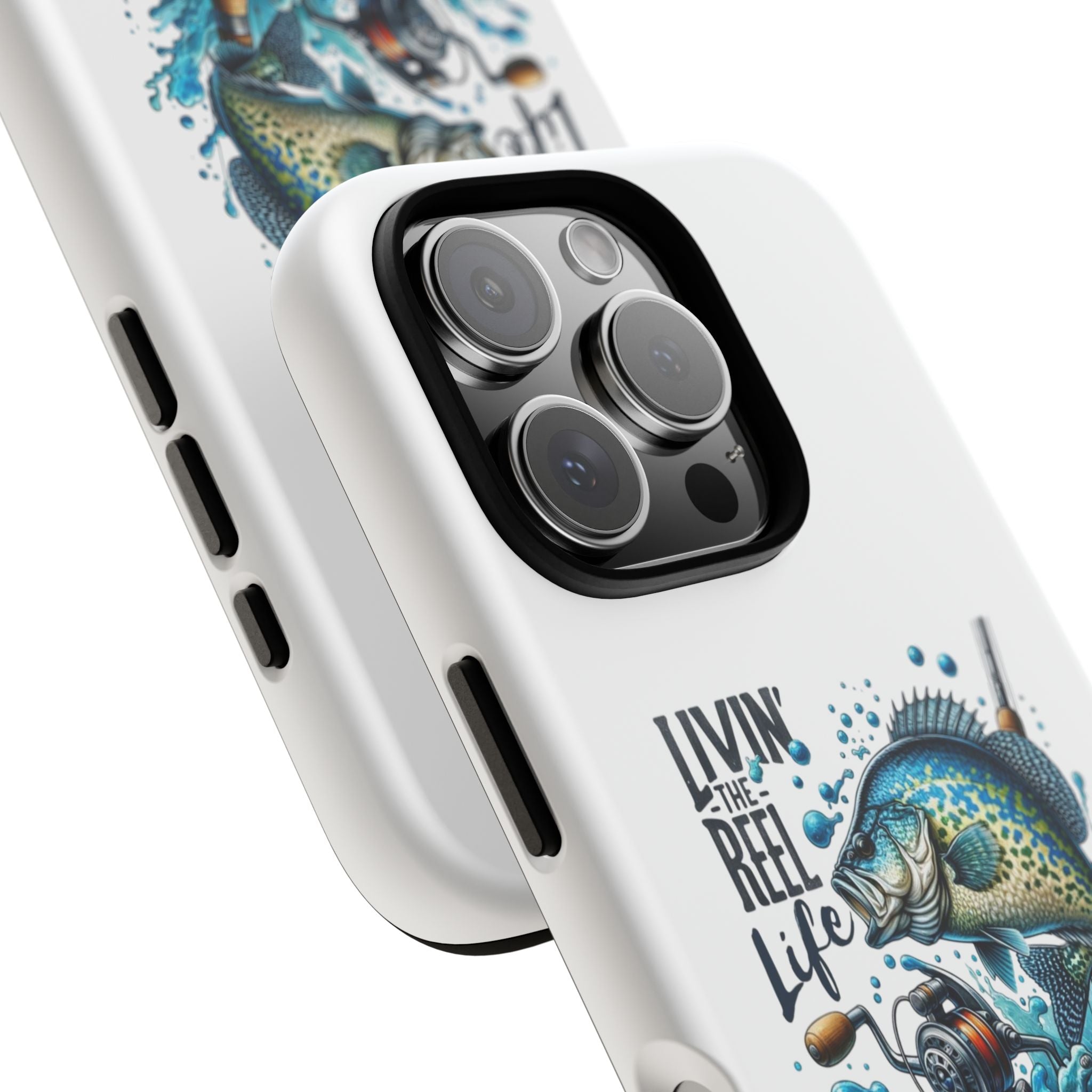 Livin’ The Reel Life – Crappie Fishing iPhone Case
