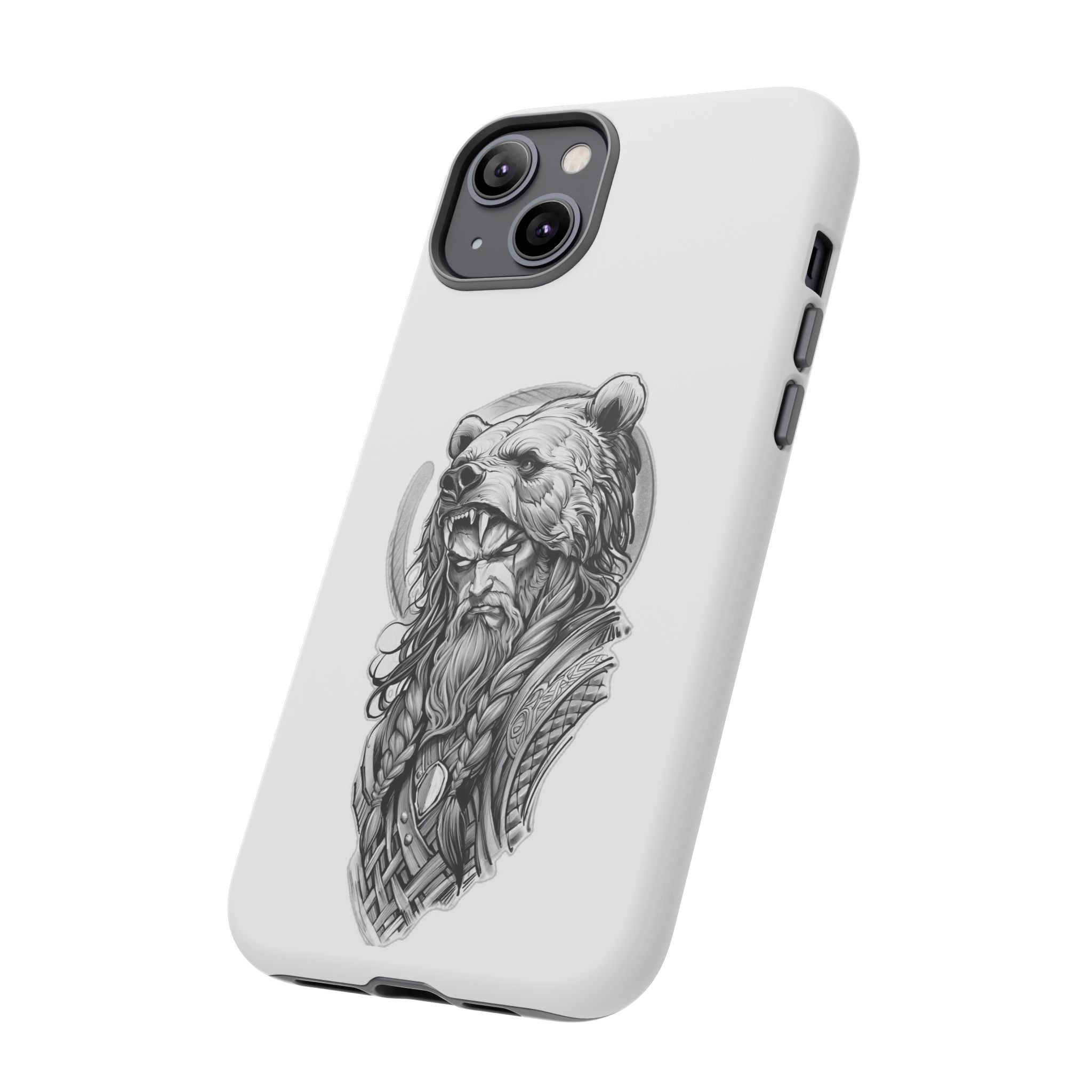 Viking Berserker Bear – Norse Warrior iPhone Case