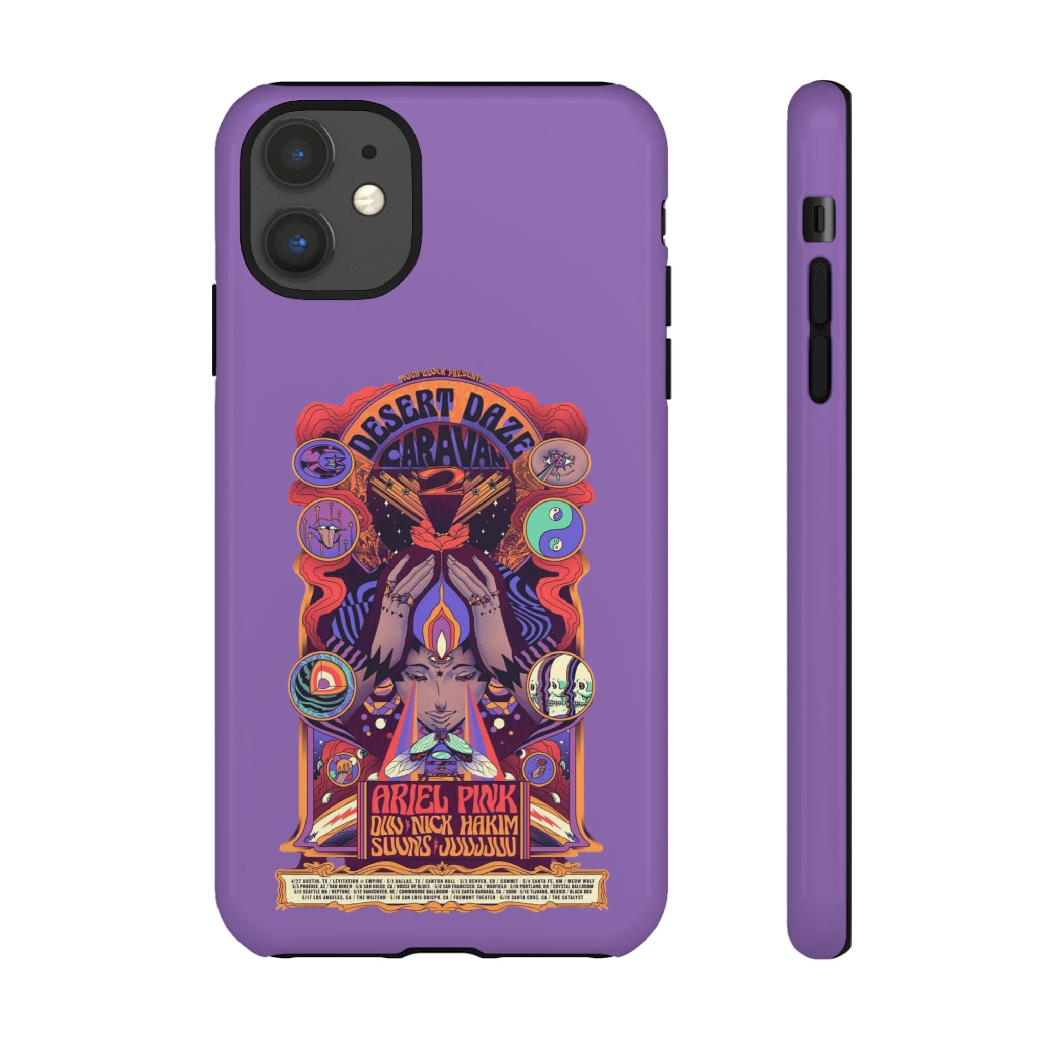 Desert Daze Mystic Vision – Psychedelic Poster iPhone Case