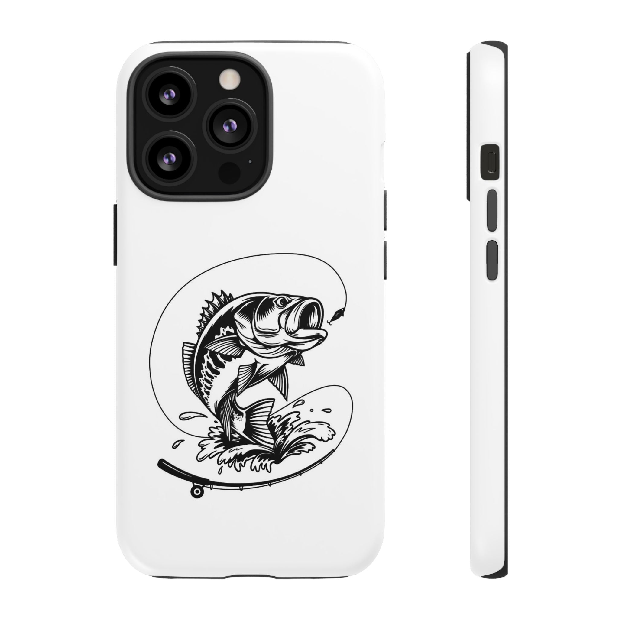 Jumping Bass Fishing – Angler Sport iPhone Case