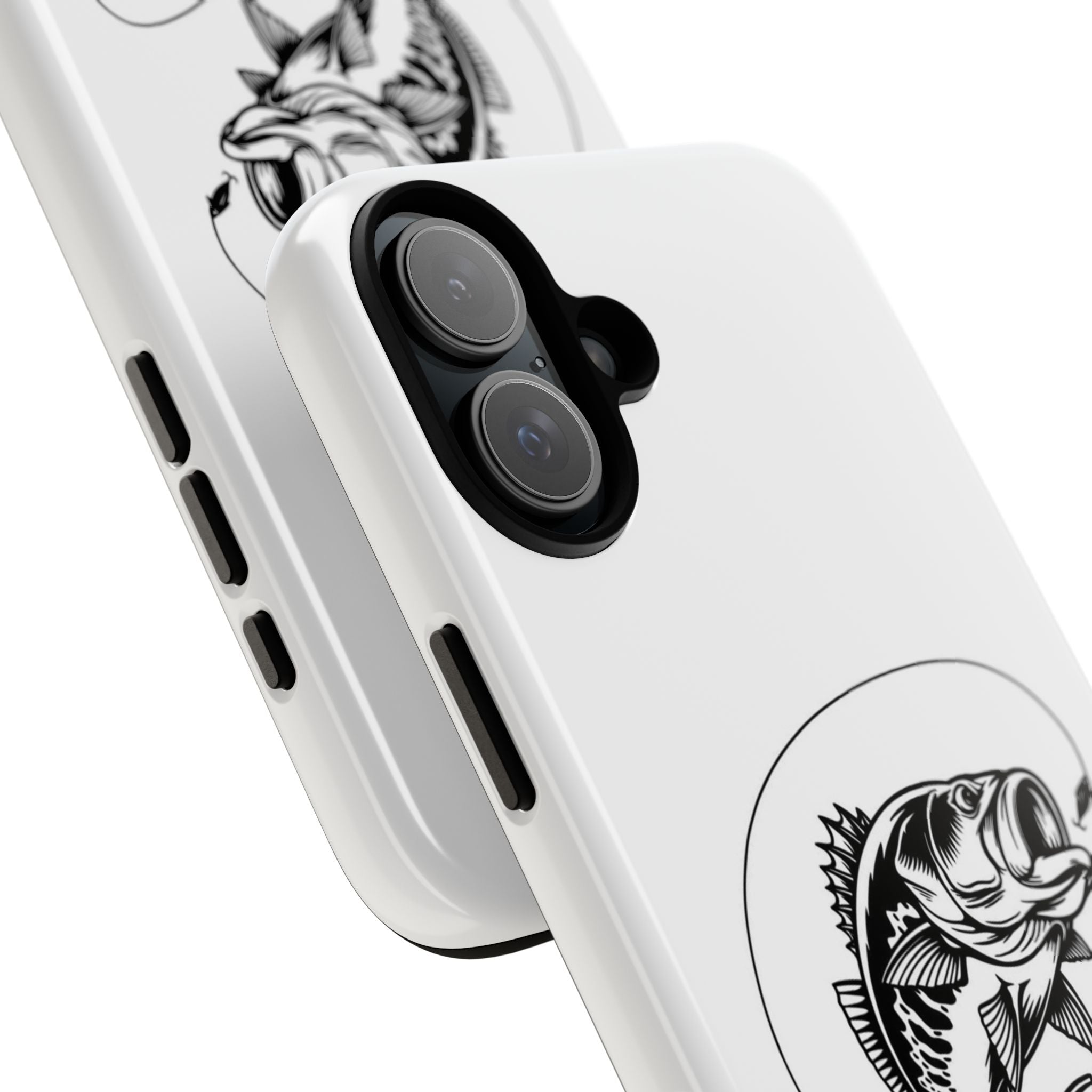 Jumping Bass Fishing – Angler Sport iPhone Case