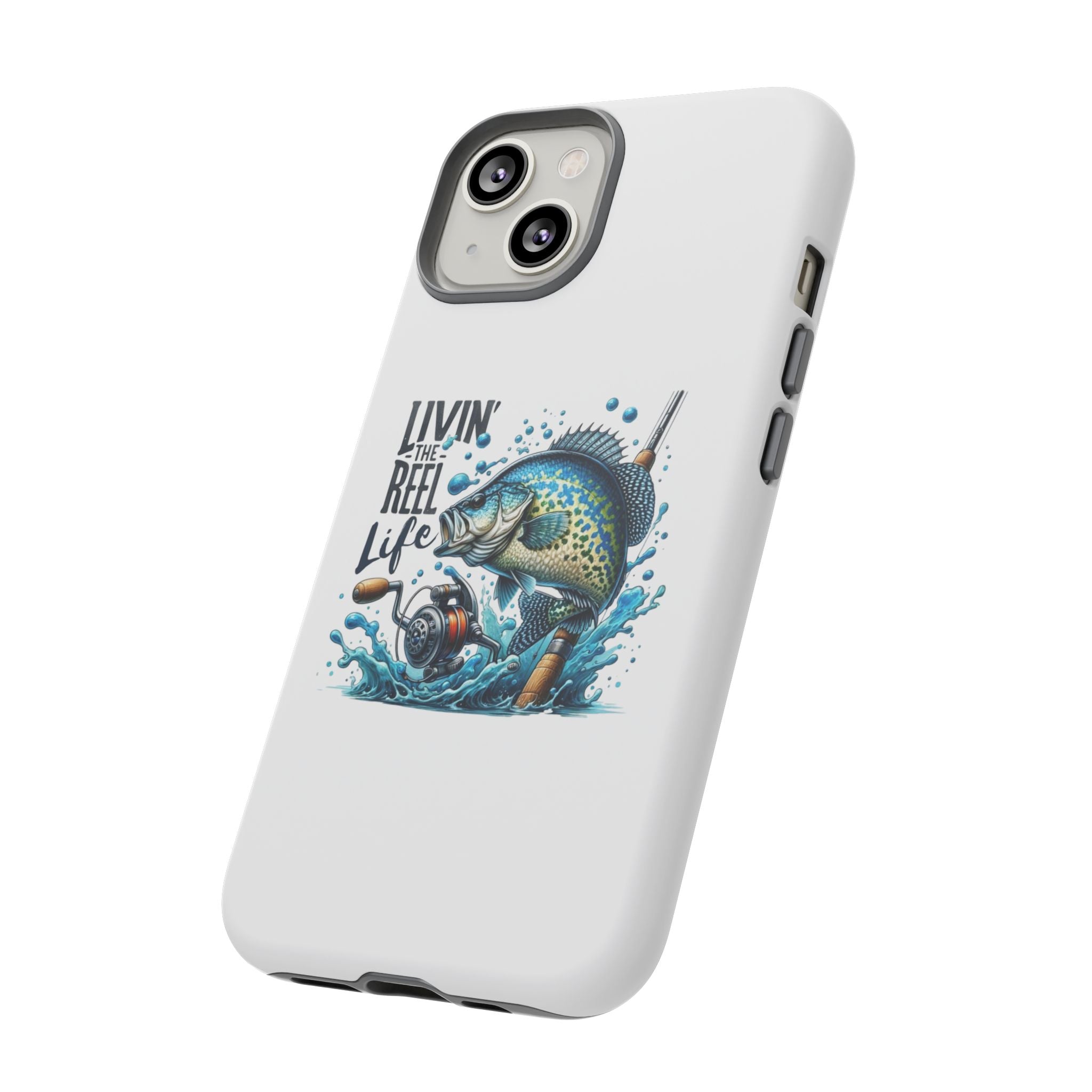 Livin’ The Reel Life – Crappie Fishing iPhone Case