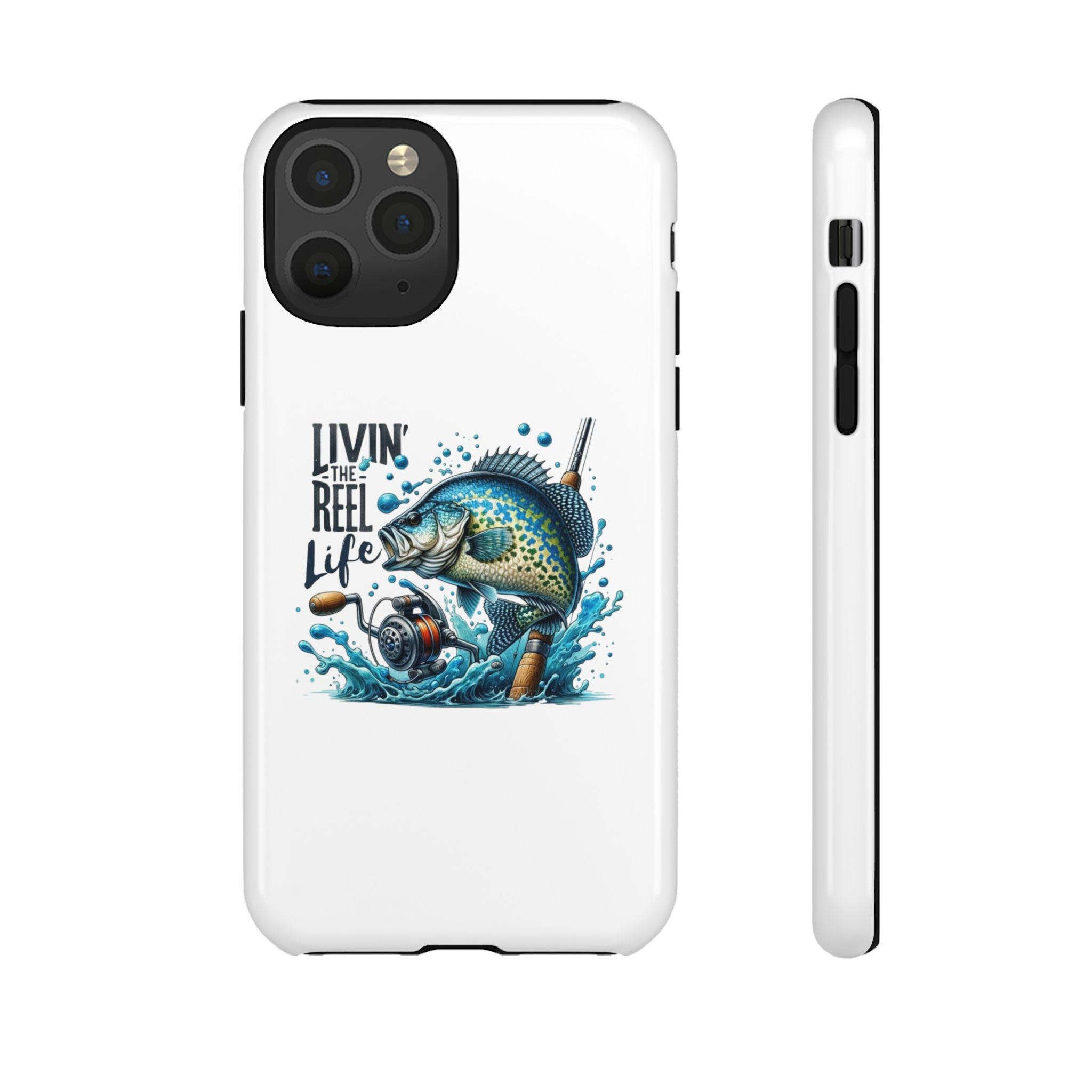 Livin’ The Reel Life – Crappie Fishing iPhone Case