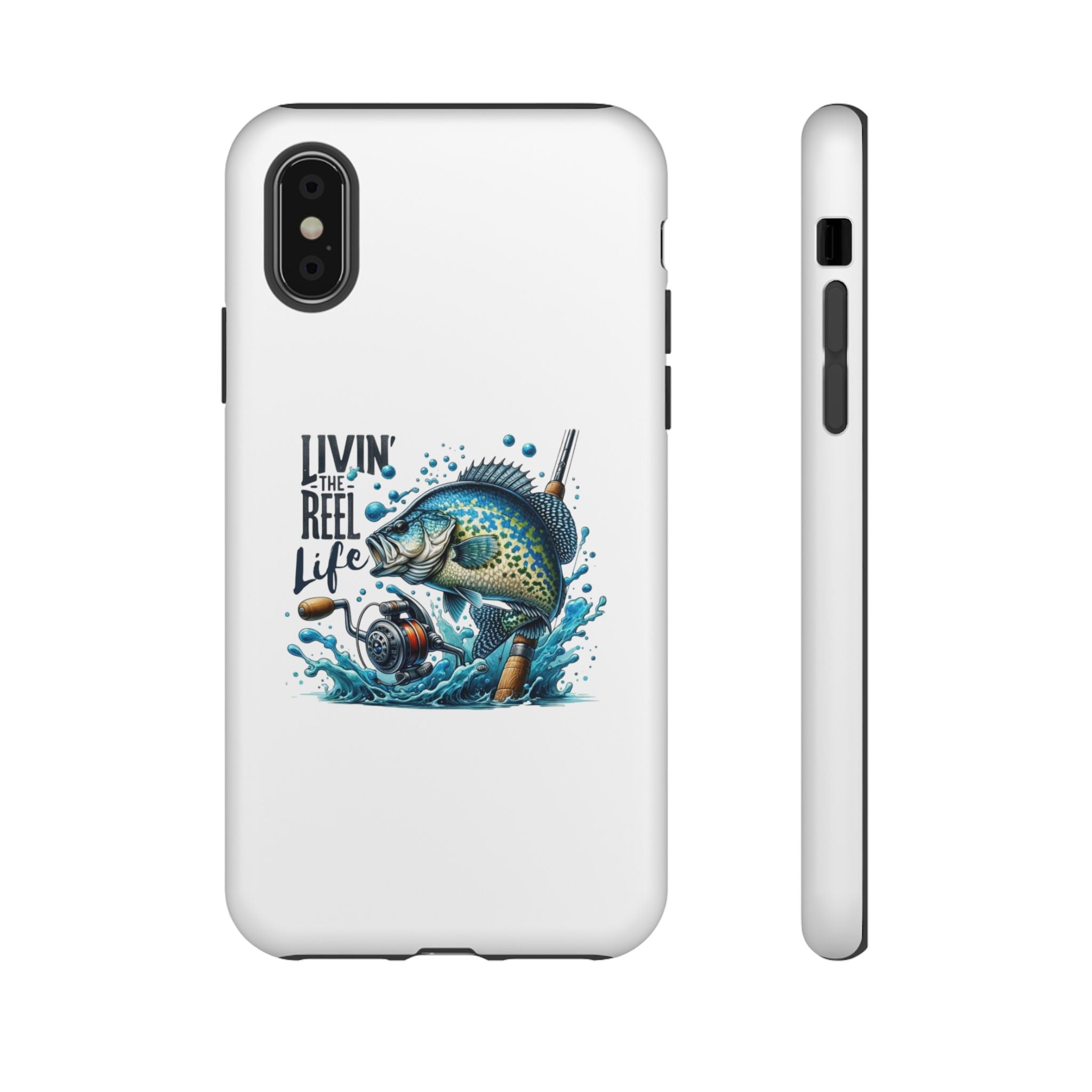 Livin’ The Reel Life – Crappie Fishing iPhone Case