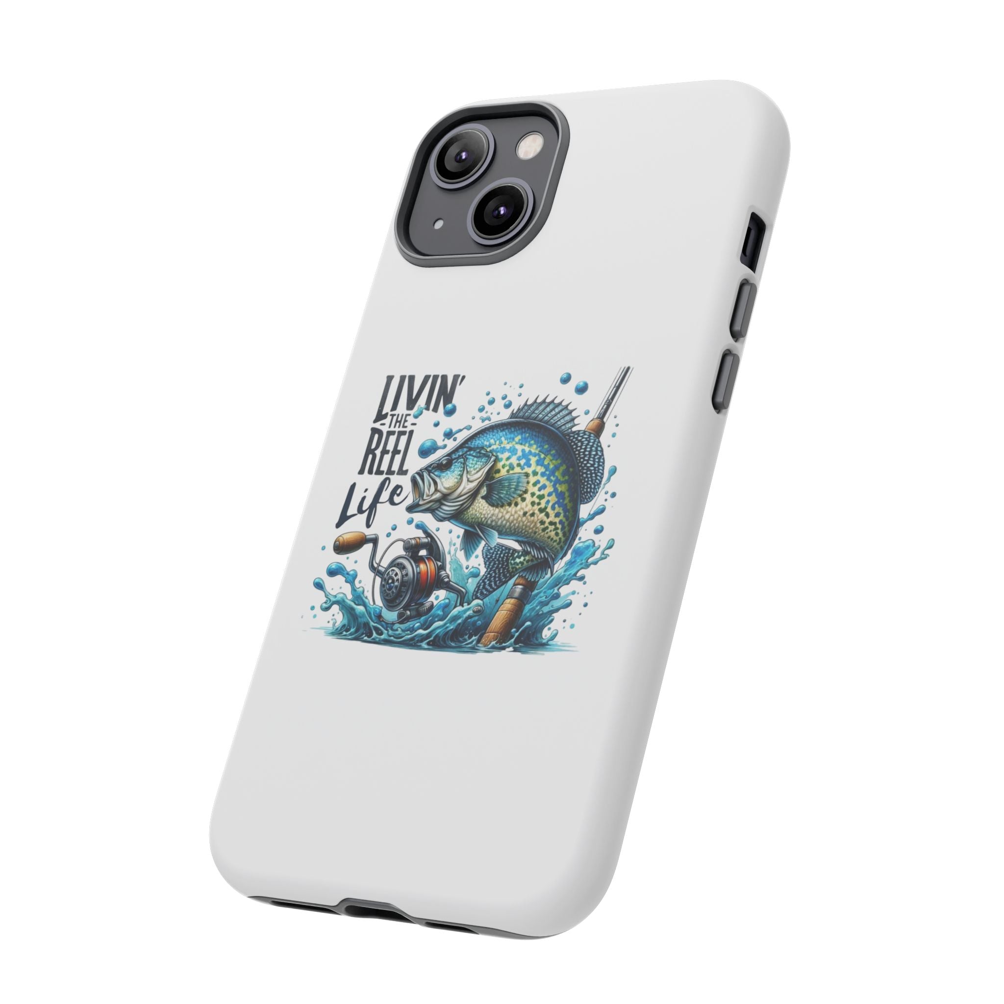 Livin’ The Reel Life – Crappie Fishing iPhone Case