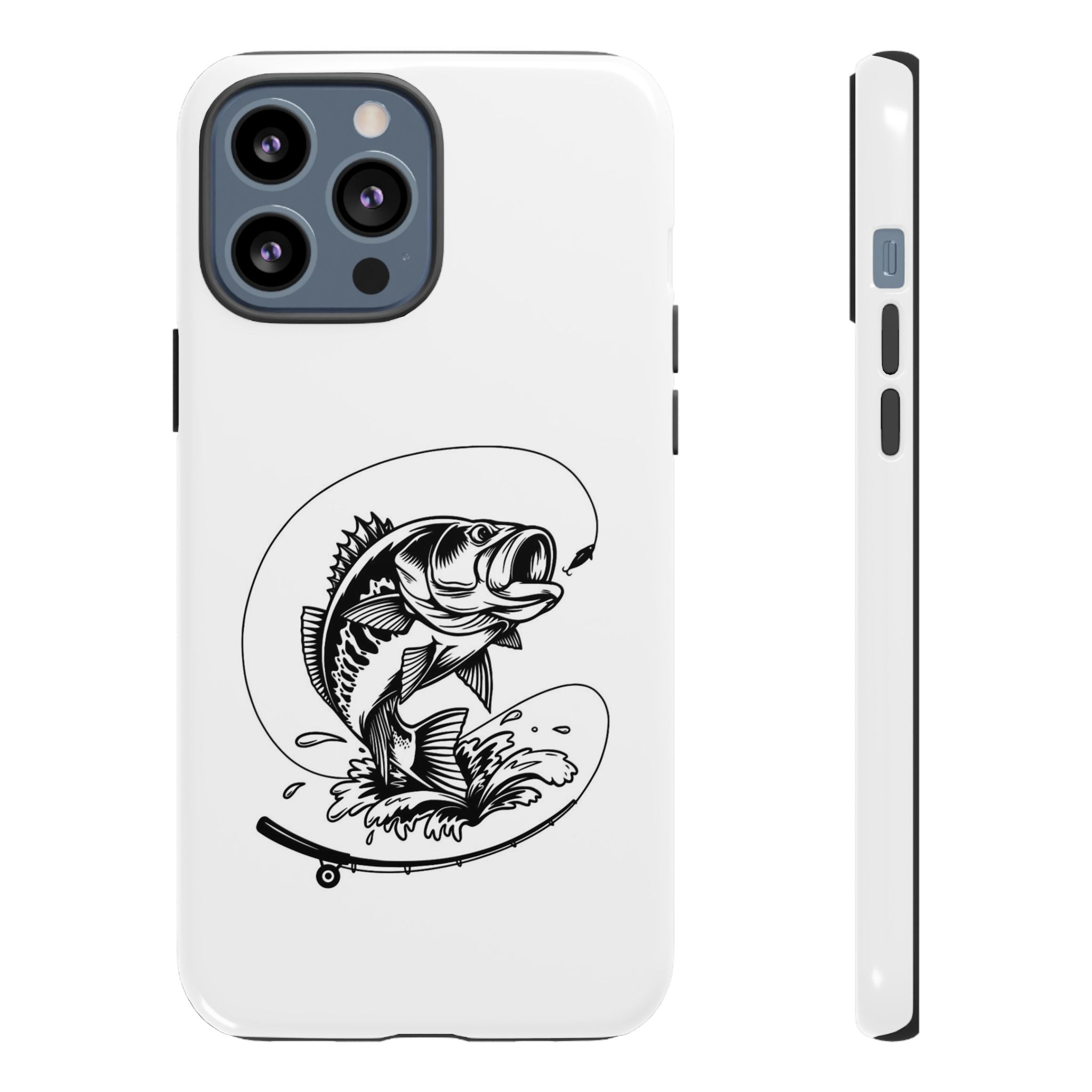 Jumping Bass Fishing – Angler Sport iPhone Case