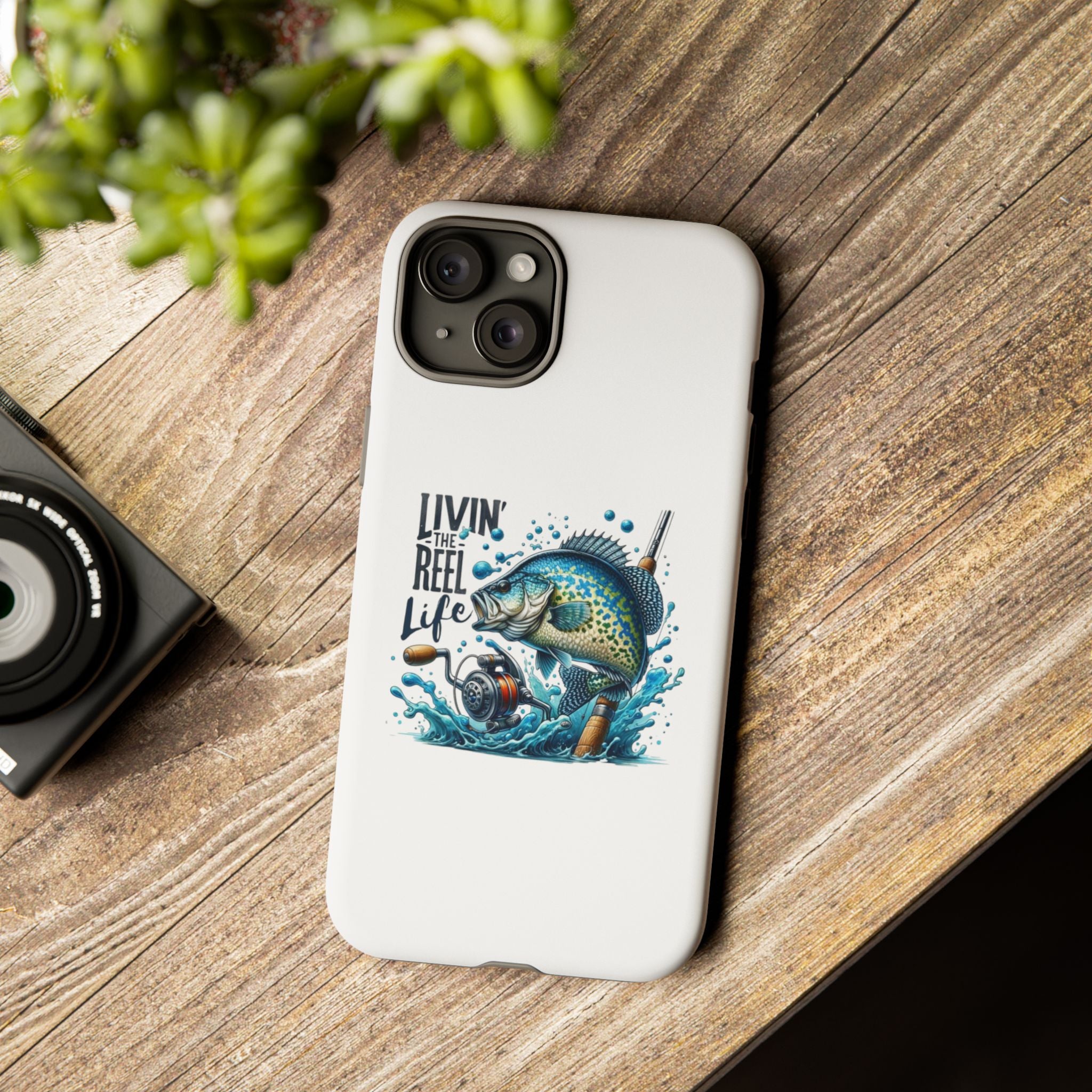 Livin’ The Reel Life – Crappie Fishing iPhone Case