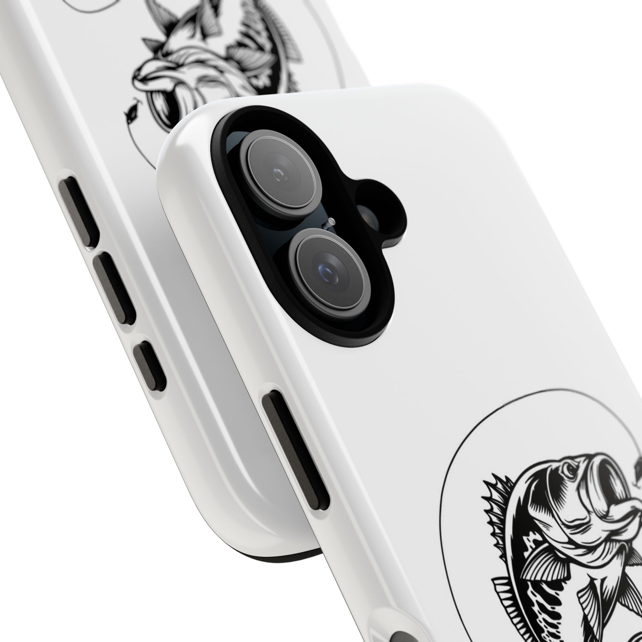 Jumping Bass Fishing – Angler Sport iPhone Case