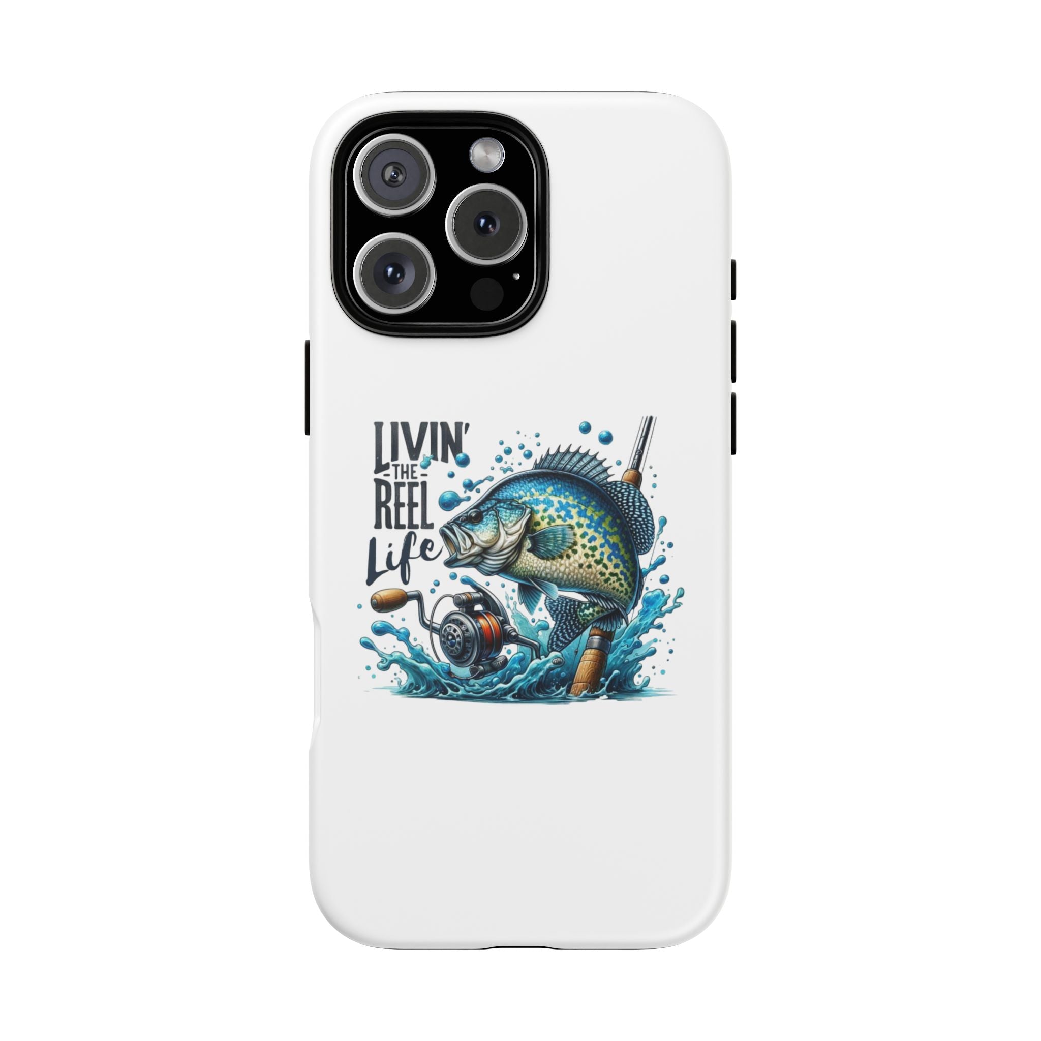 Livin’ The Reel Life – Crappie Fishing iPhone Case
