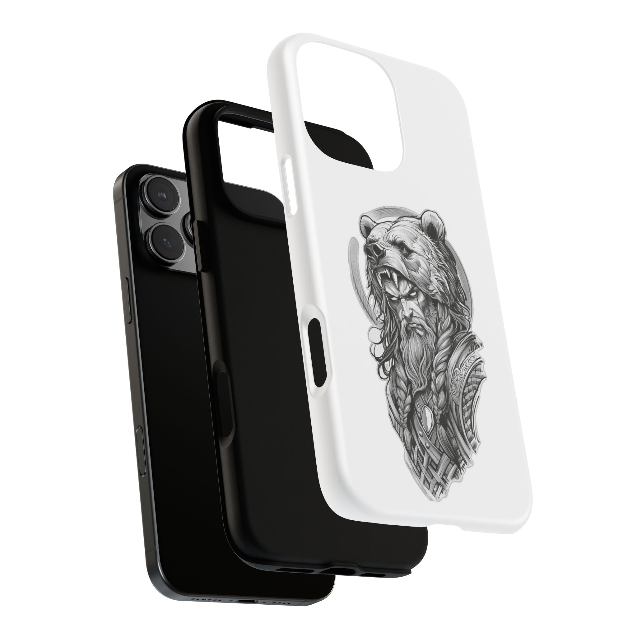 Viking Berserker Bear – Norse Warrior iPhone Case