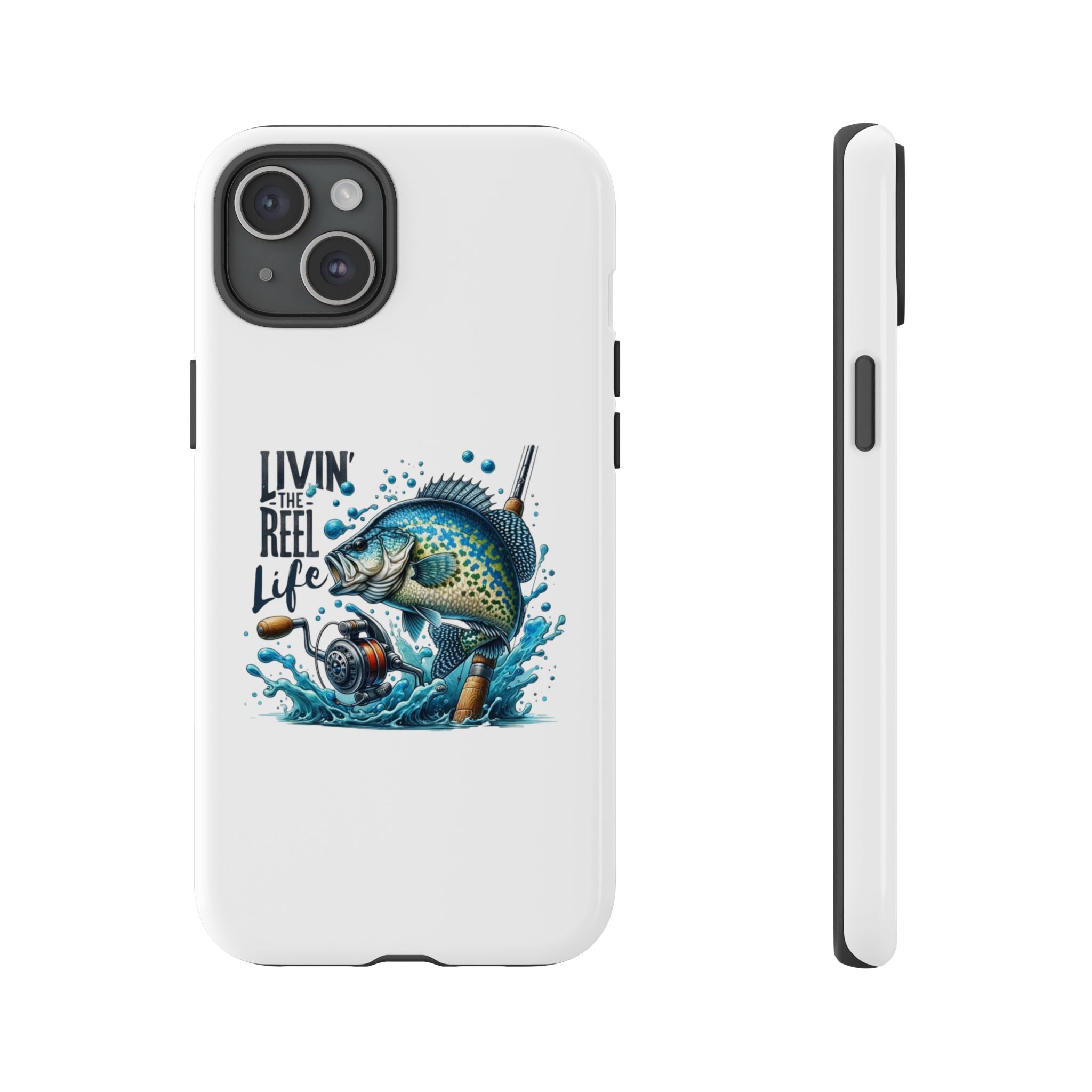 Livin’ The Reel Life – Crappie Fishing iPhone Case
