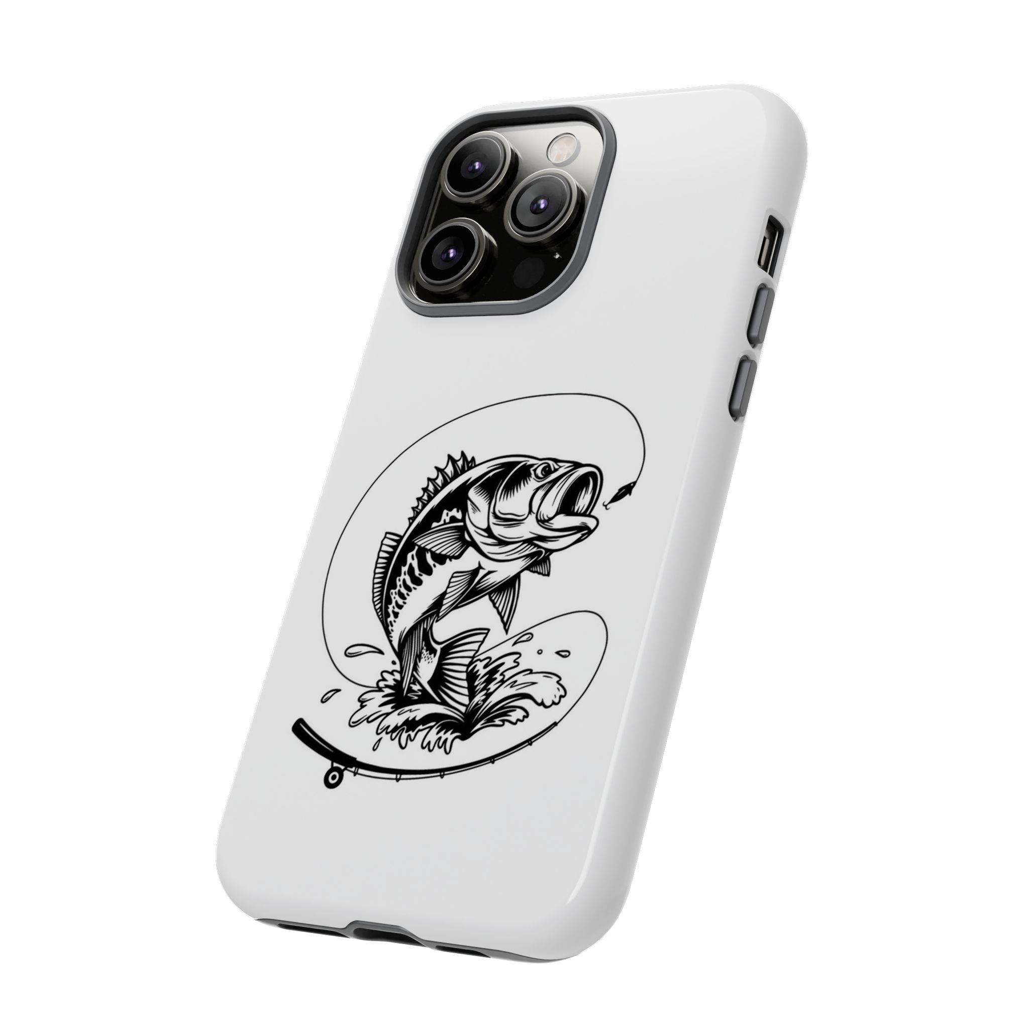 Jumping Bass Fishing – Angler Sport iPhone Case