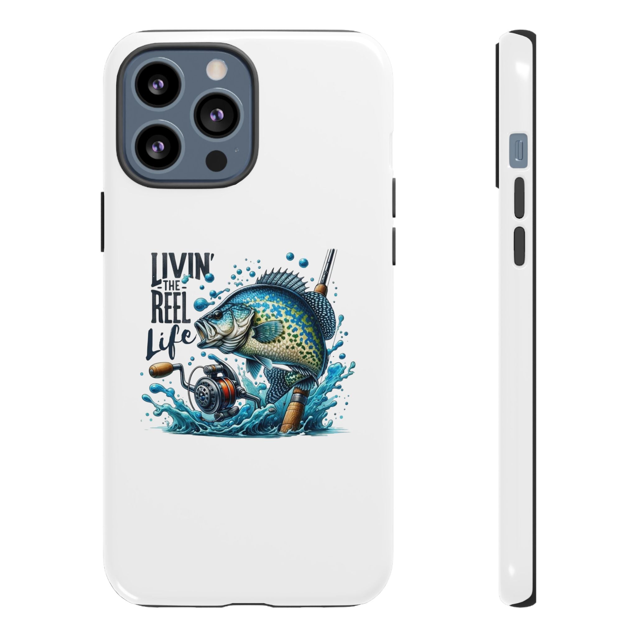Livin’ The Reel Life – Crappie Fishing iPhone Case