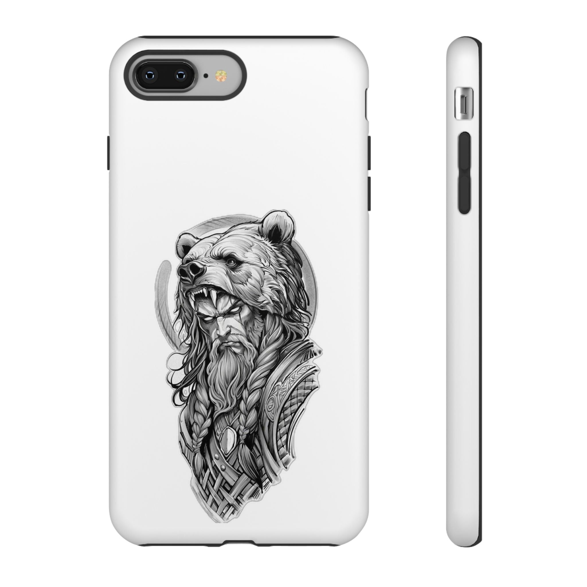 Viking Berserker Bear – Norse Warrior iPhone Case