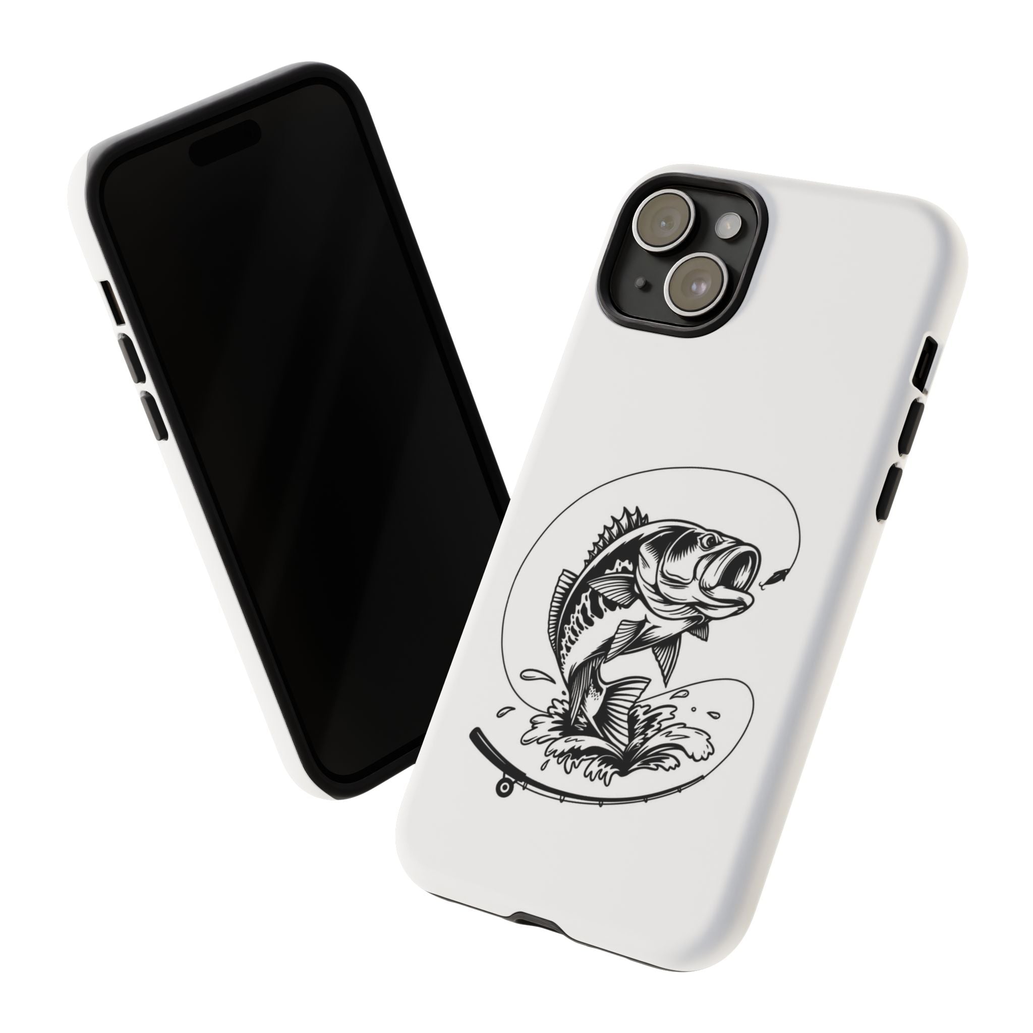 Jumping Bass Fishing – Angler Sport iPhone Case