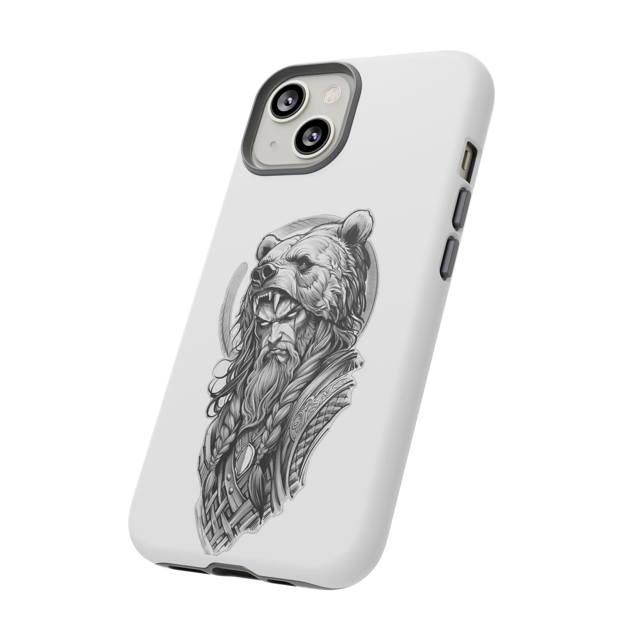 Viking Berserker Bear – Norse Warrior iPhone Case