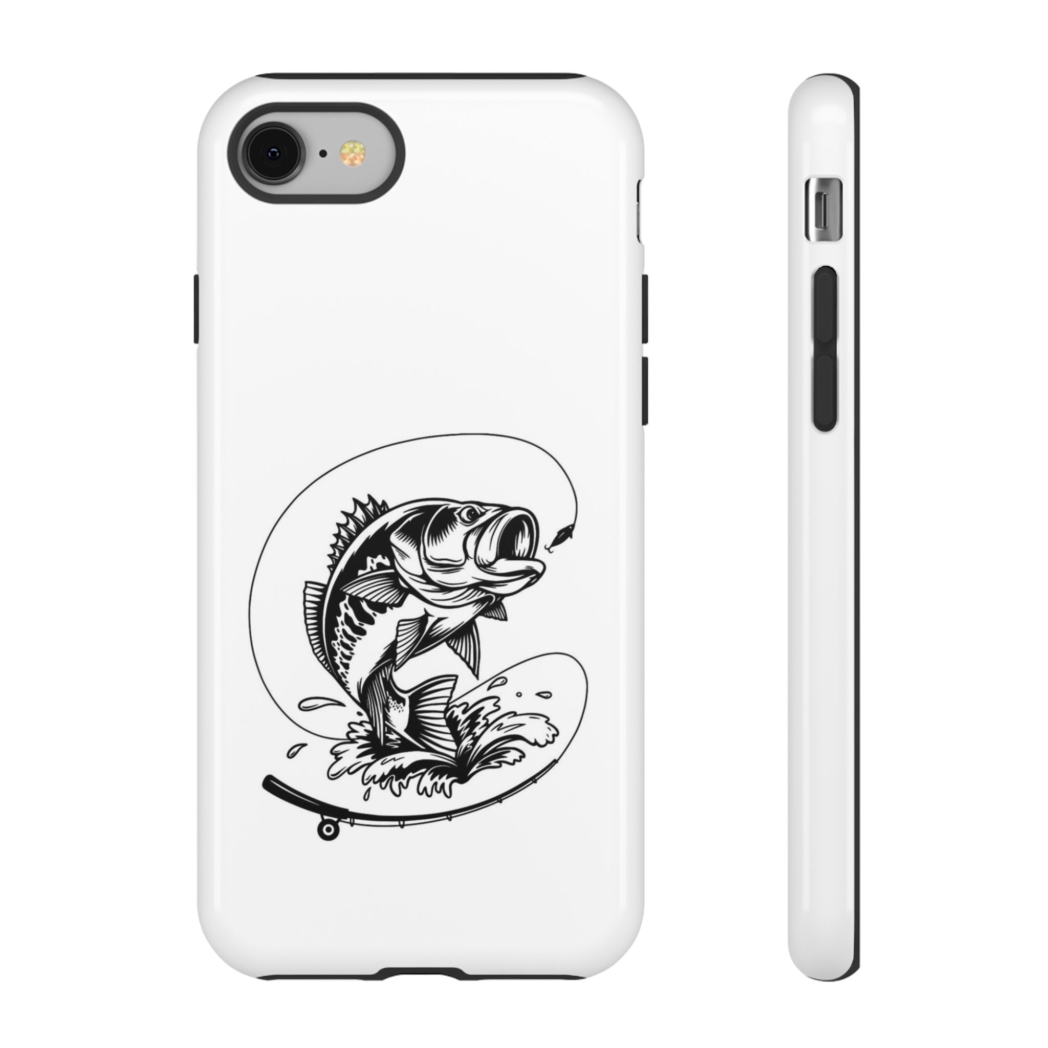 Jumping Bass Fishing – Angler Sport iPhone Case