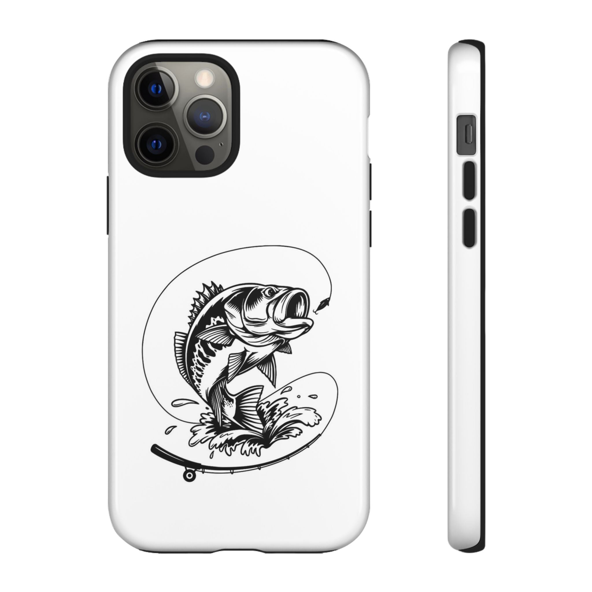 Jumping Bass Fishing – Angler Sport iPhone Case