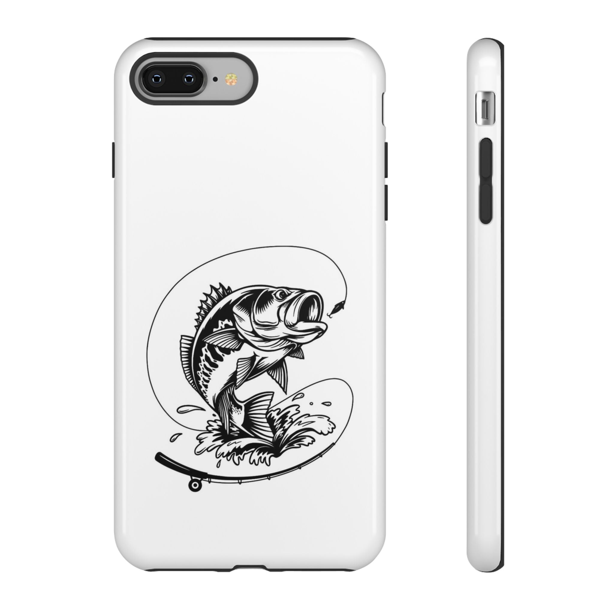 Jumping Bass Fishing – Angler Sport iPhone Case