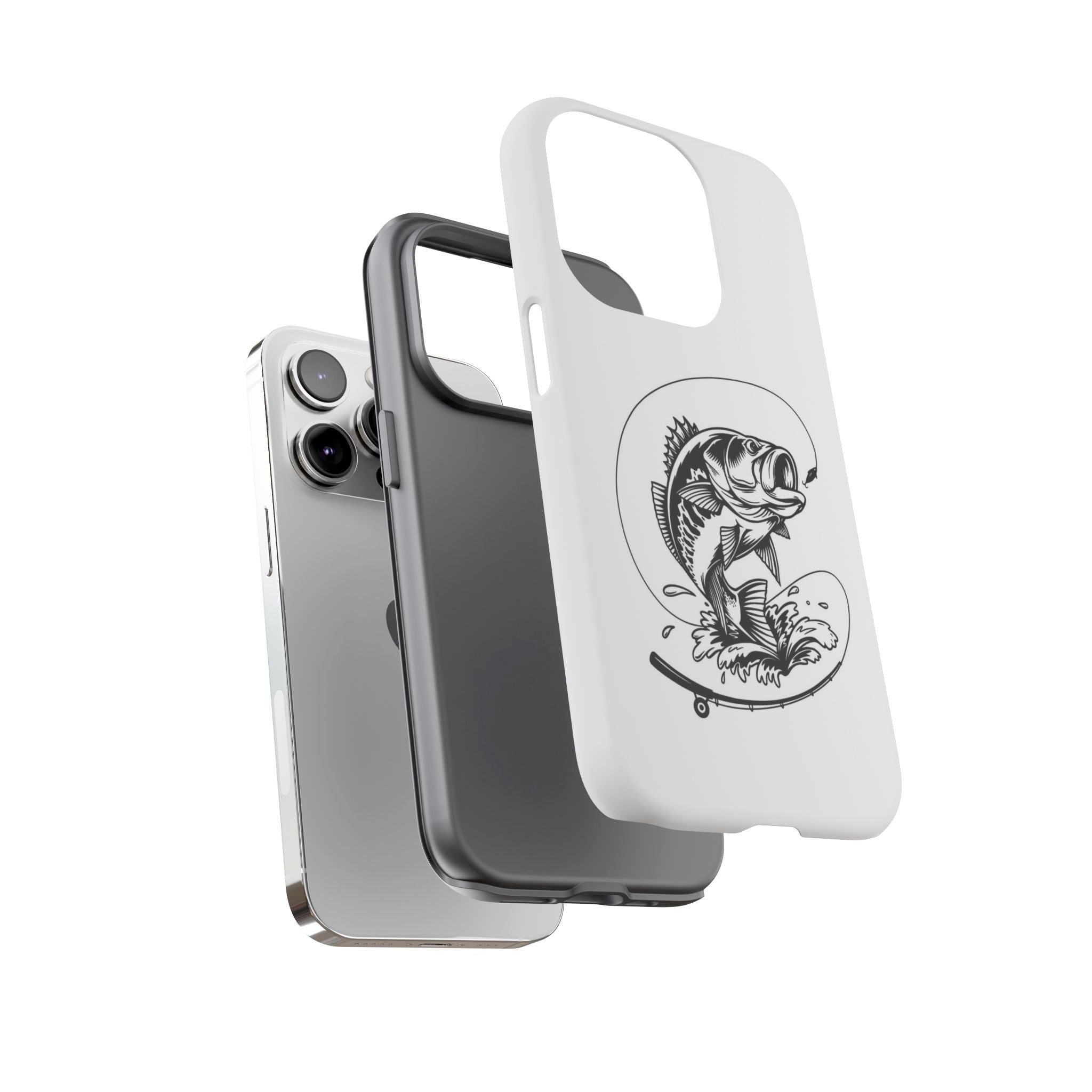 Jumping Bass Fishing – Angler Sport iPhone Case