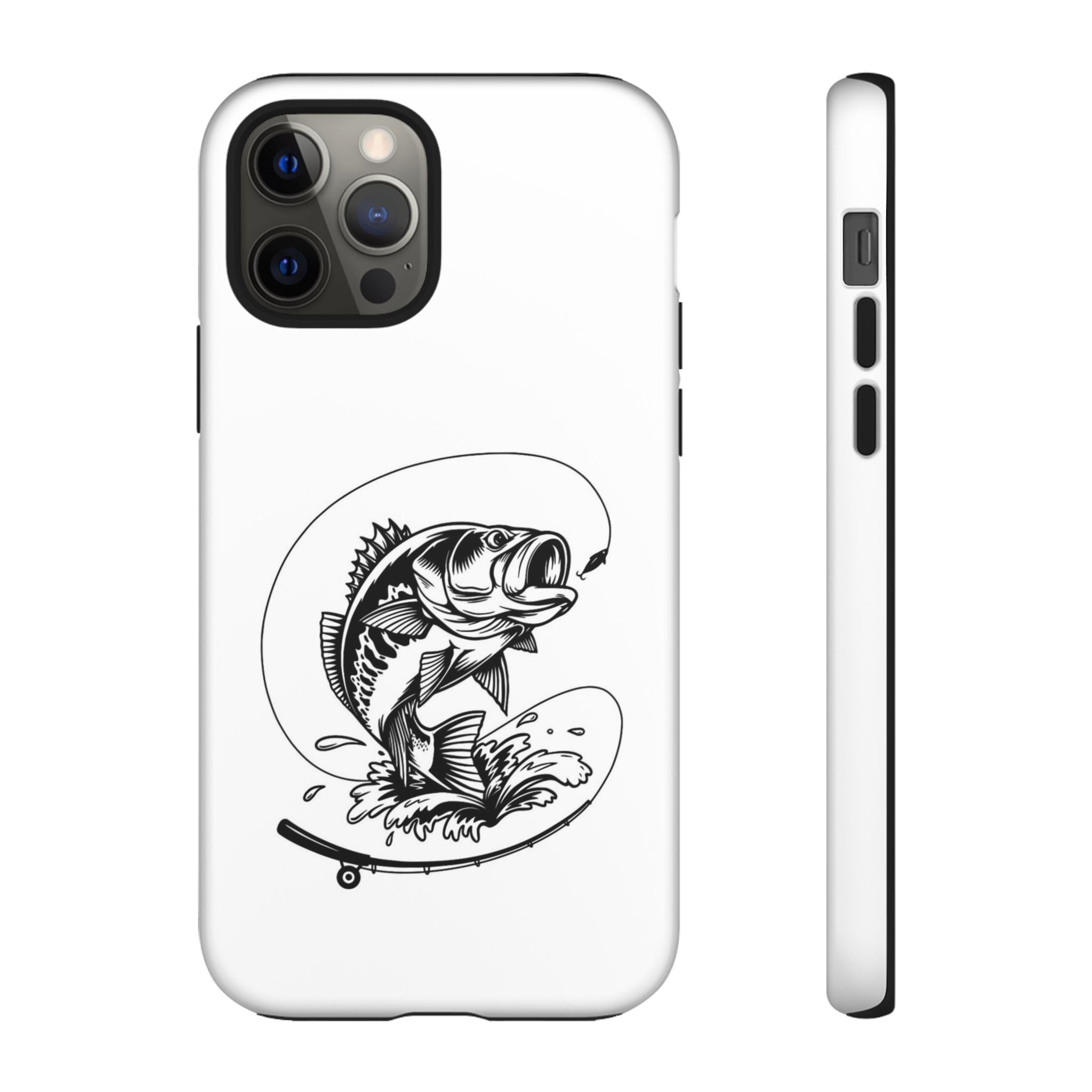 Jumping Bass Fishing – Angler Sport iPhone Case