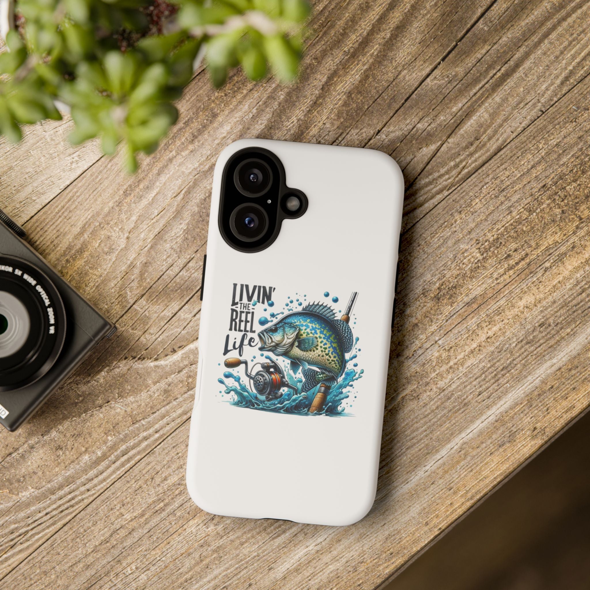 Livin’ The Reel Life – Crappie Fishing iPhone Case