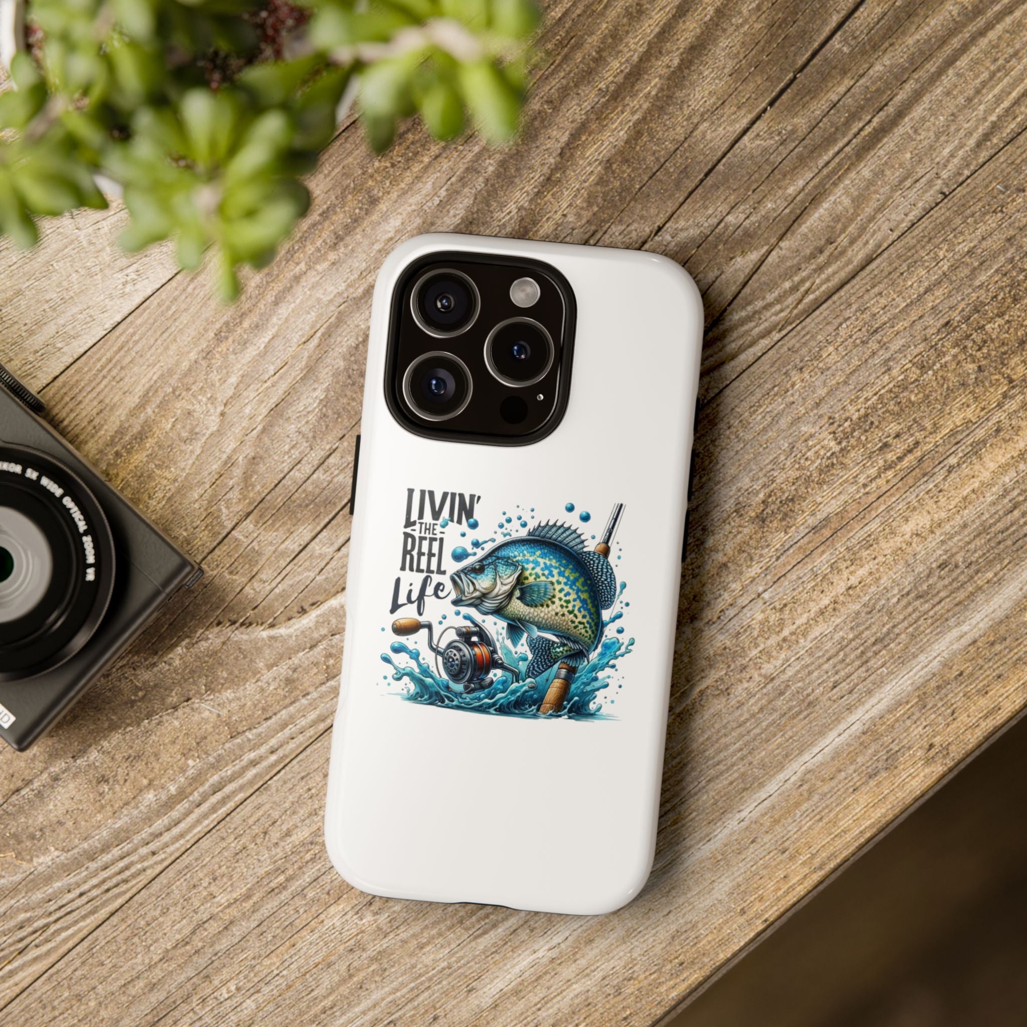 Livin’ The Reel Life – Crappie Fishing iPhone Case