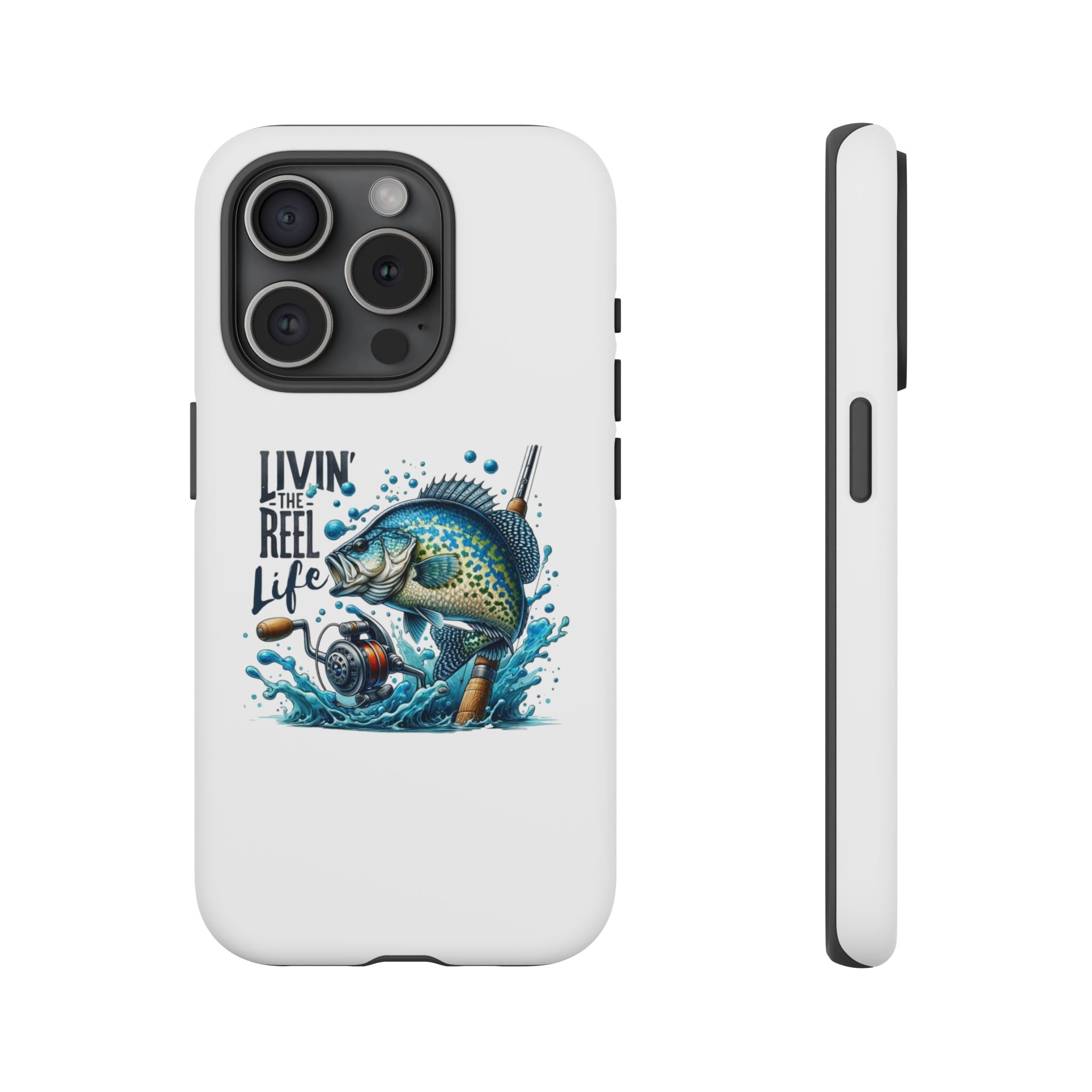 Livin’ The Reel Life – Crappie Fishing iPhone Case
