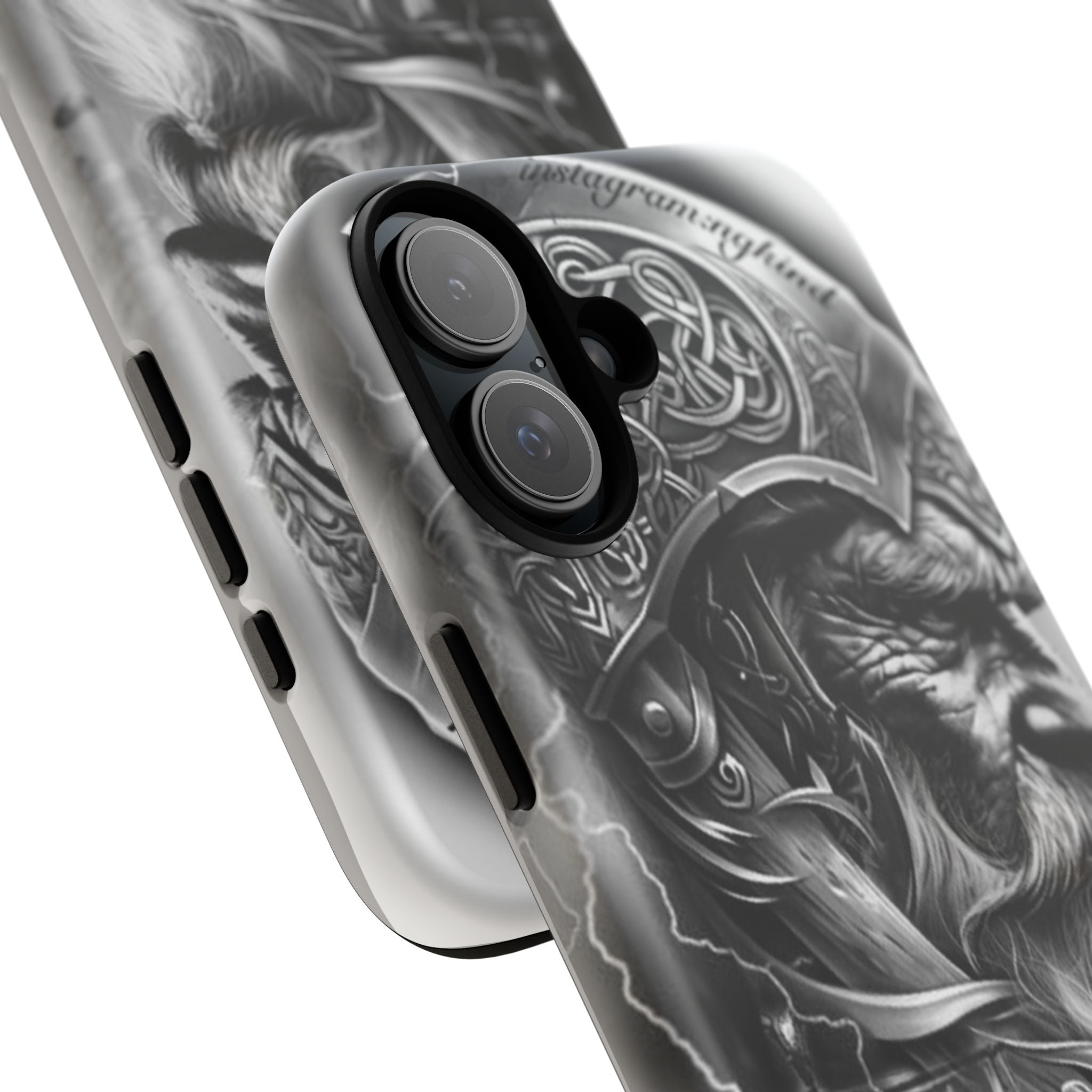 Viking Warrior & Longship – Norse Mythology iPhone Case