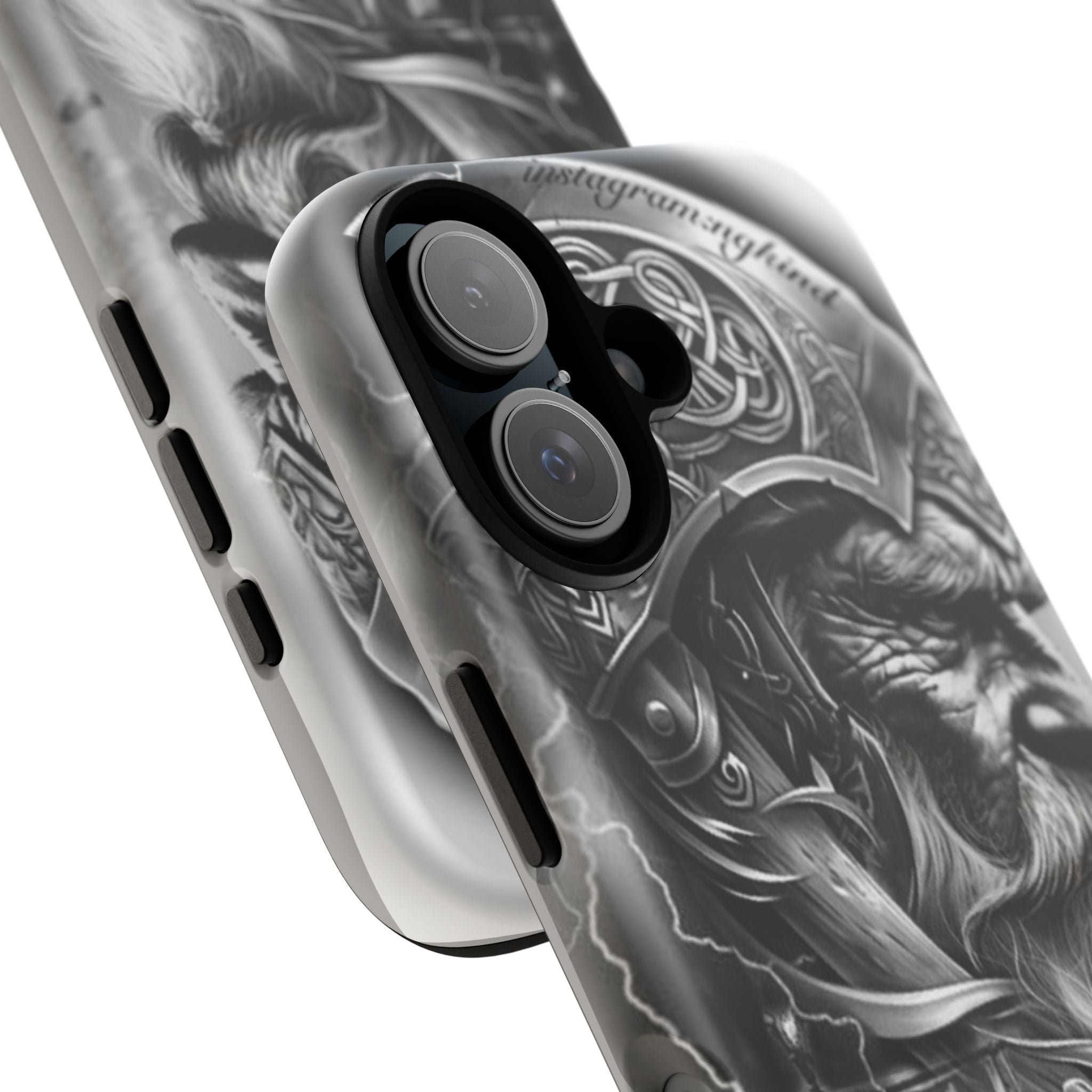 Viking Warrior & Longship – Norse Mythology iPhone Case