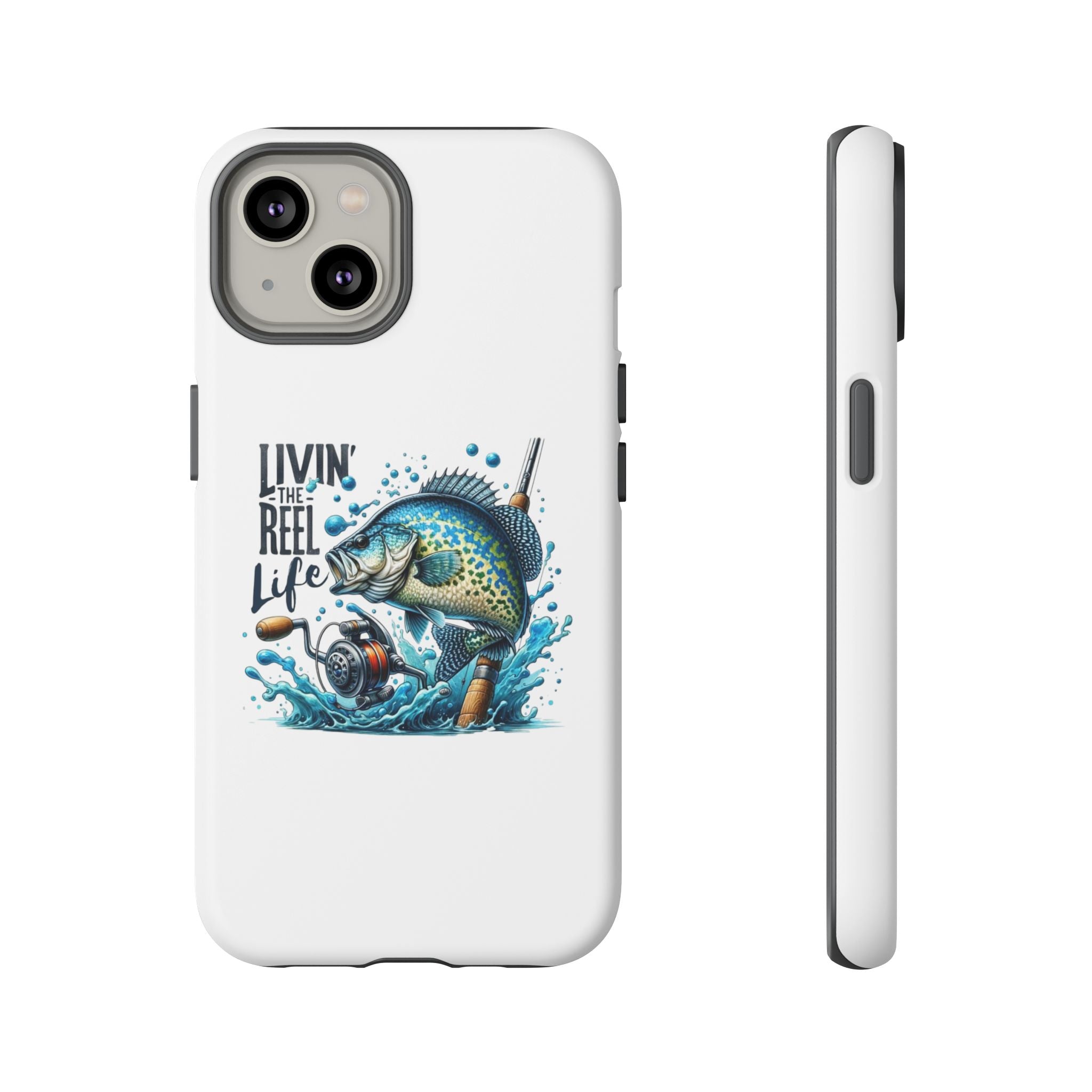 Livin’ The Reel Life – Crappie Fishing iPhone Case