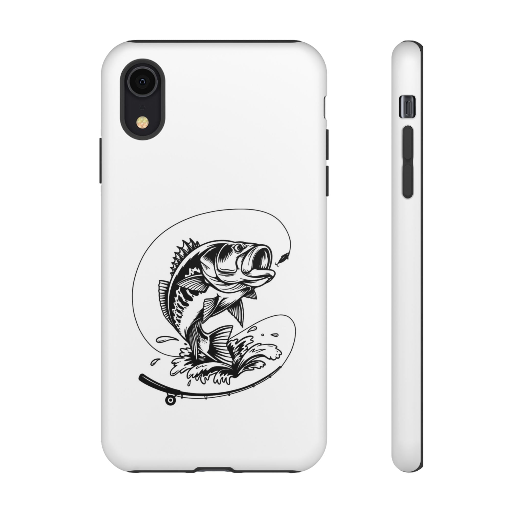 Jumping Bass Fishing – Angler Sport iPhone Case