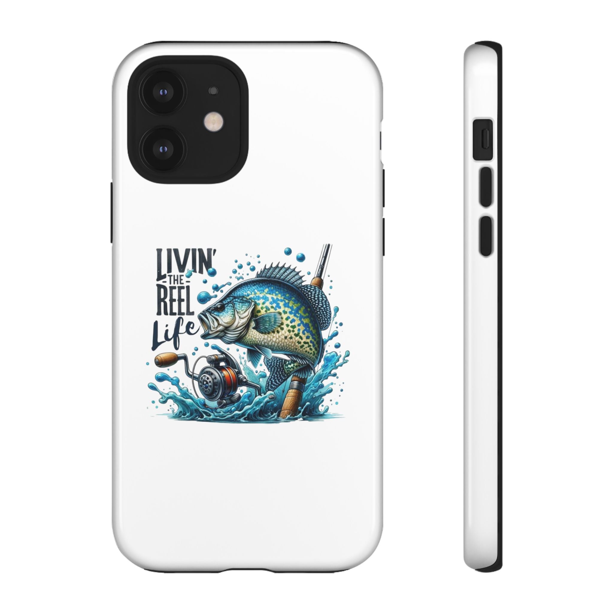 Livin’ The Reel Life – Crappie Fishing iPhone Case
