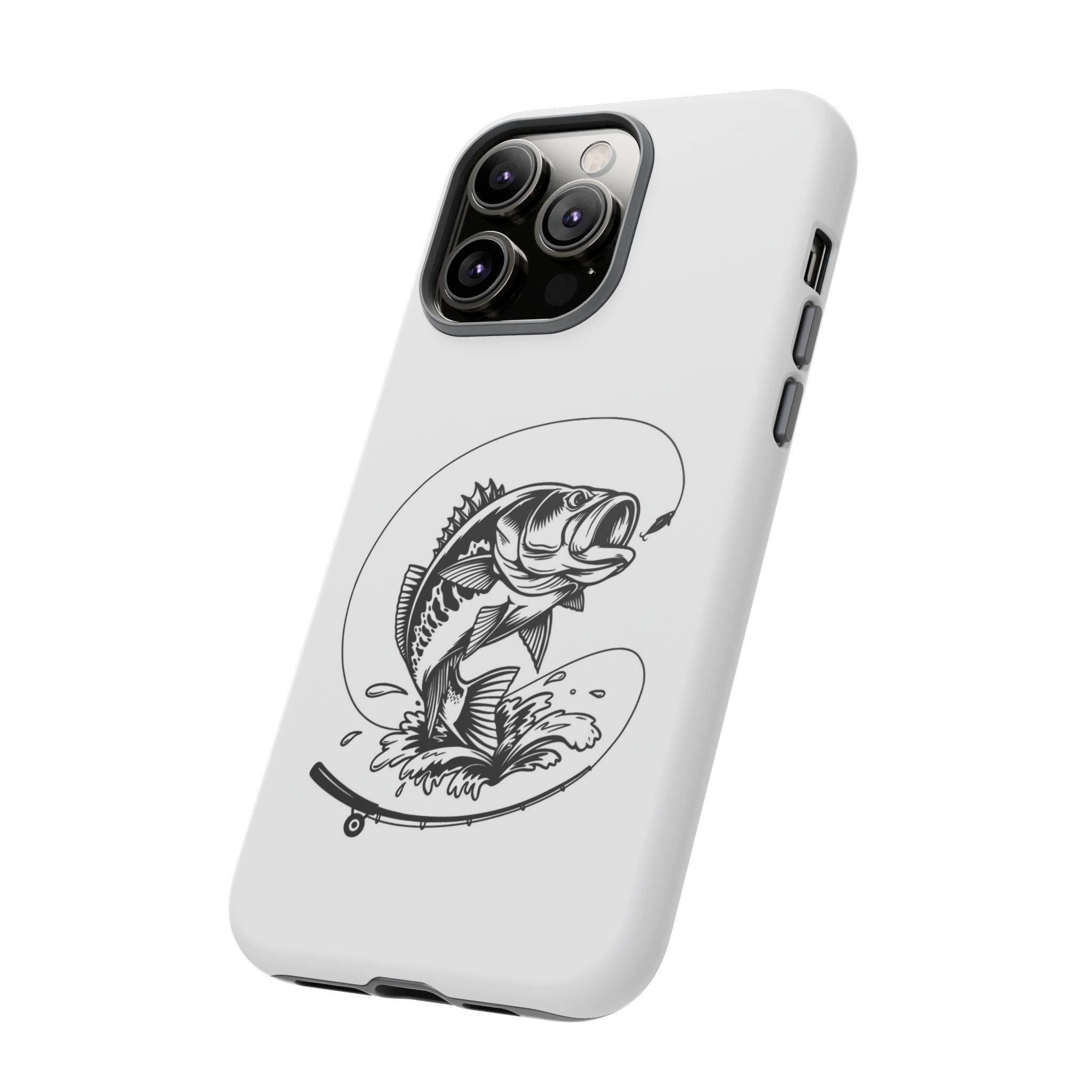 Jumping Bass Fishing – Angler Sport iPhone Case