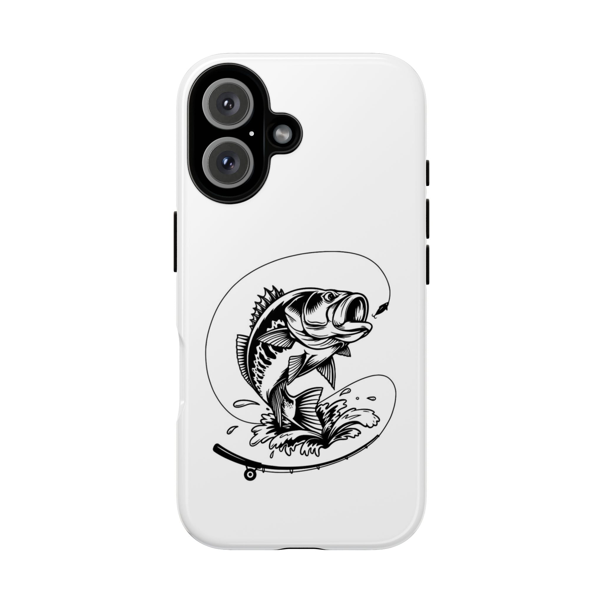 Jumping Bass Fishing – Angler Sport iPhone Case