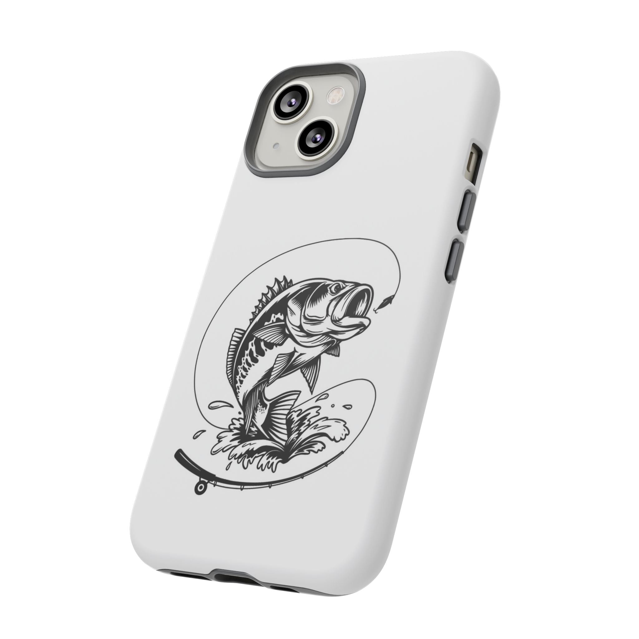 Jumping Bass Fishing – Angler Sport iPhone Case
