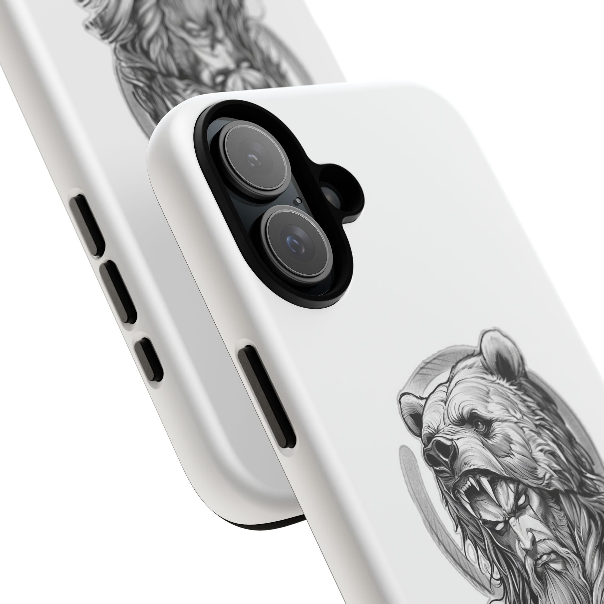 Viking Berserker Bear – Norse Warrior iPhone Case