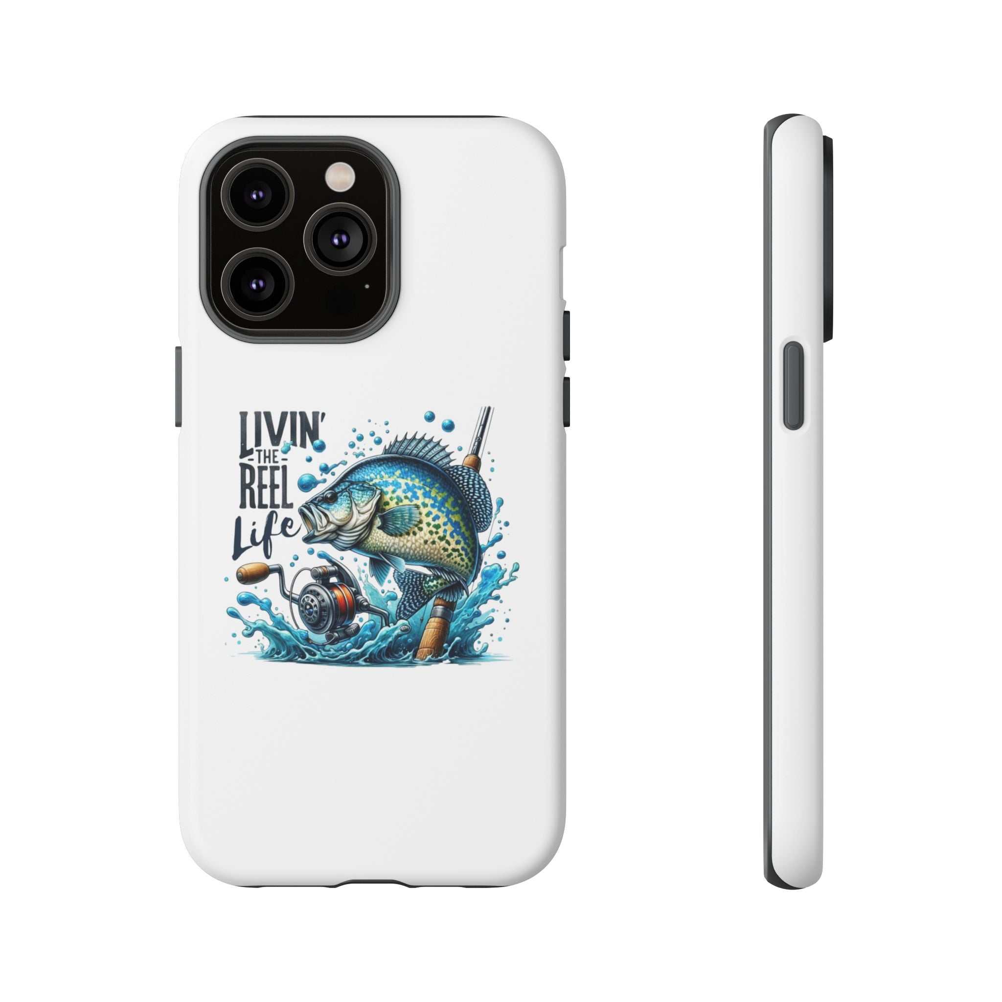 Livin’ The Reel Life – Crappie Fishing iPhone Case