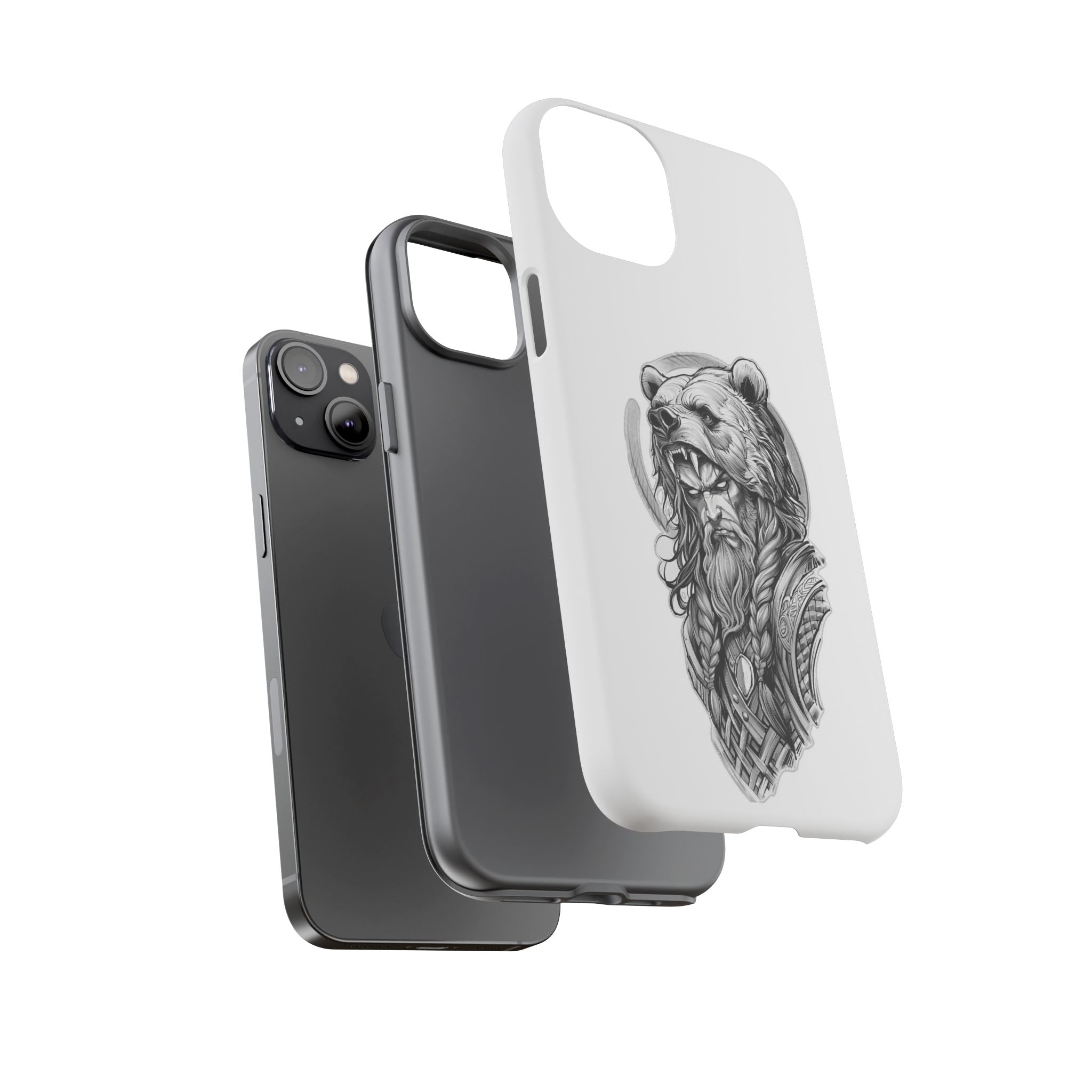 Viking Berserker Bear – Norse Warrior iPhone Case