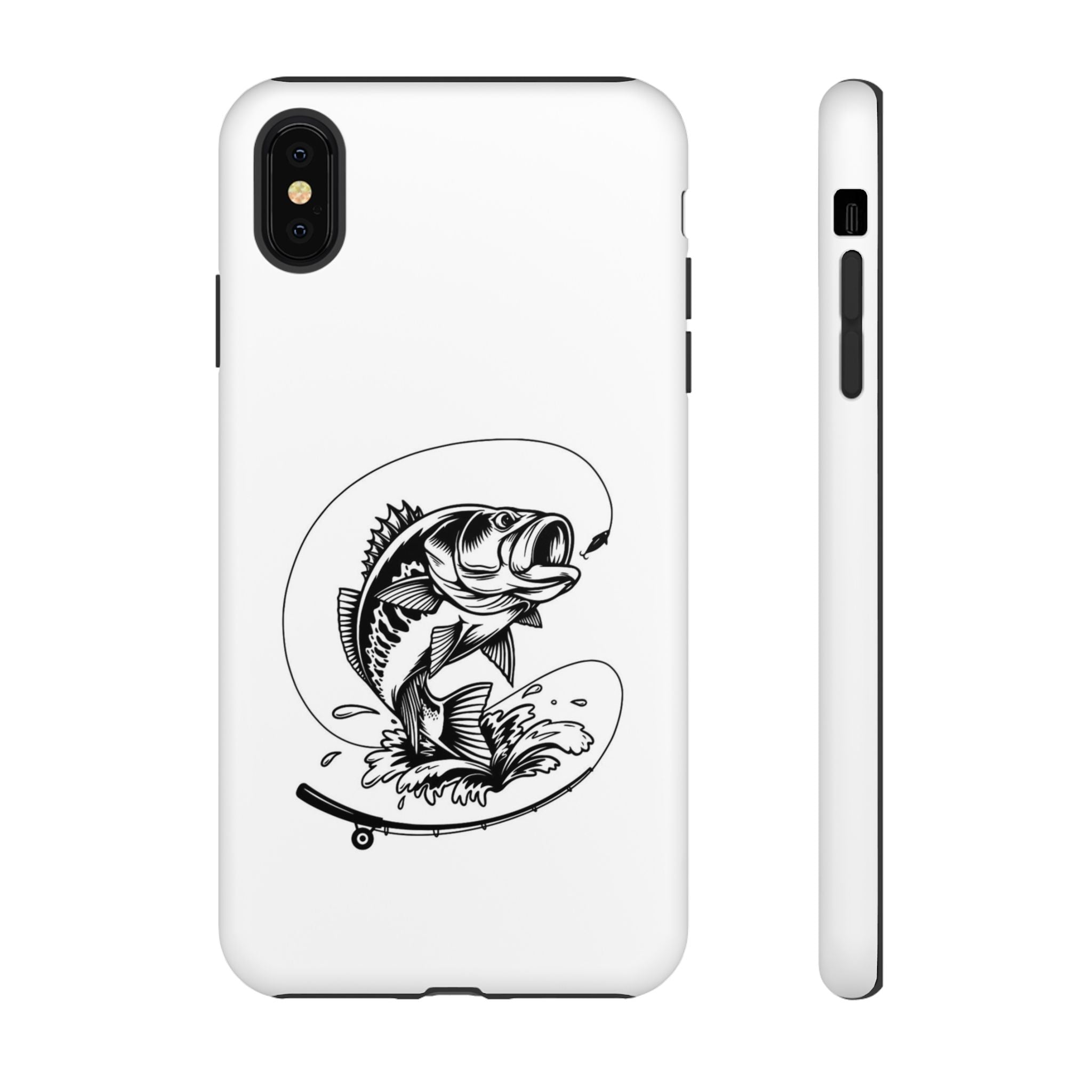 Jumping Bass Fishing – Angler Sport iPhone Case