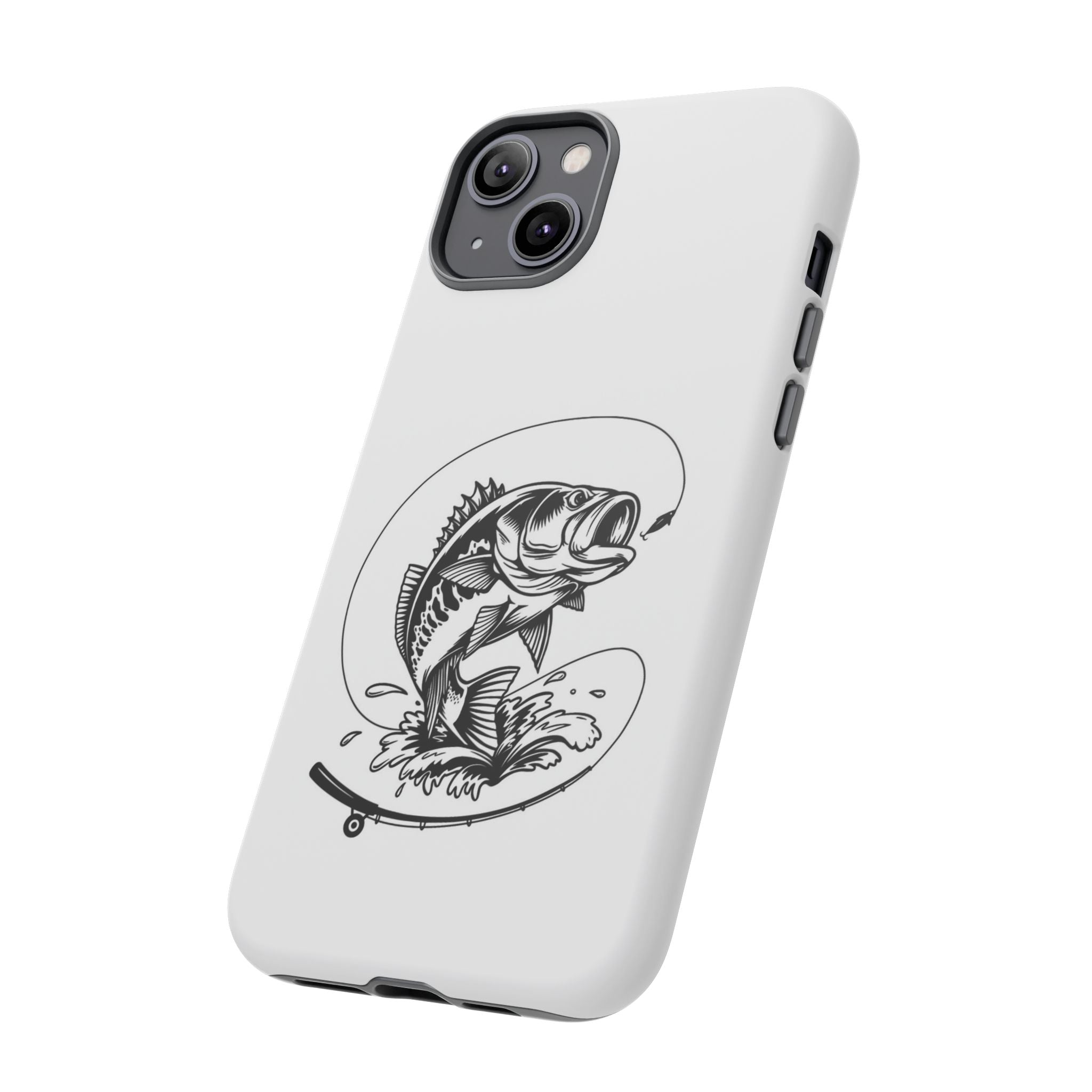 Jumping Bass Fishing – Angler Sport iPhone Case