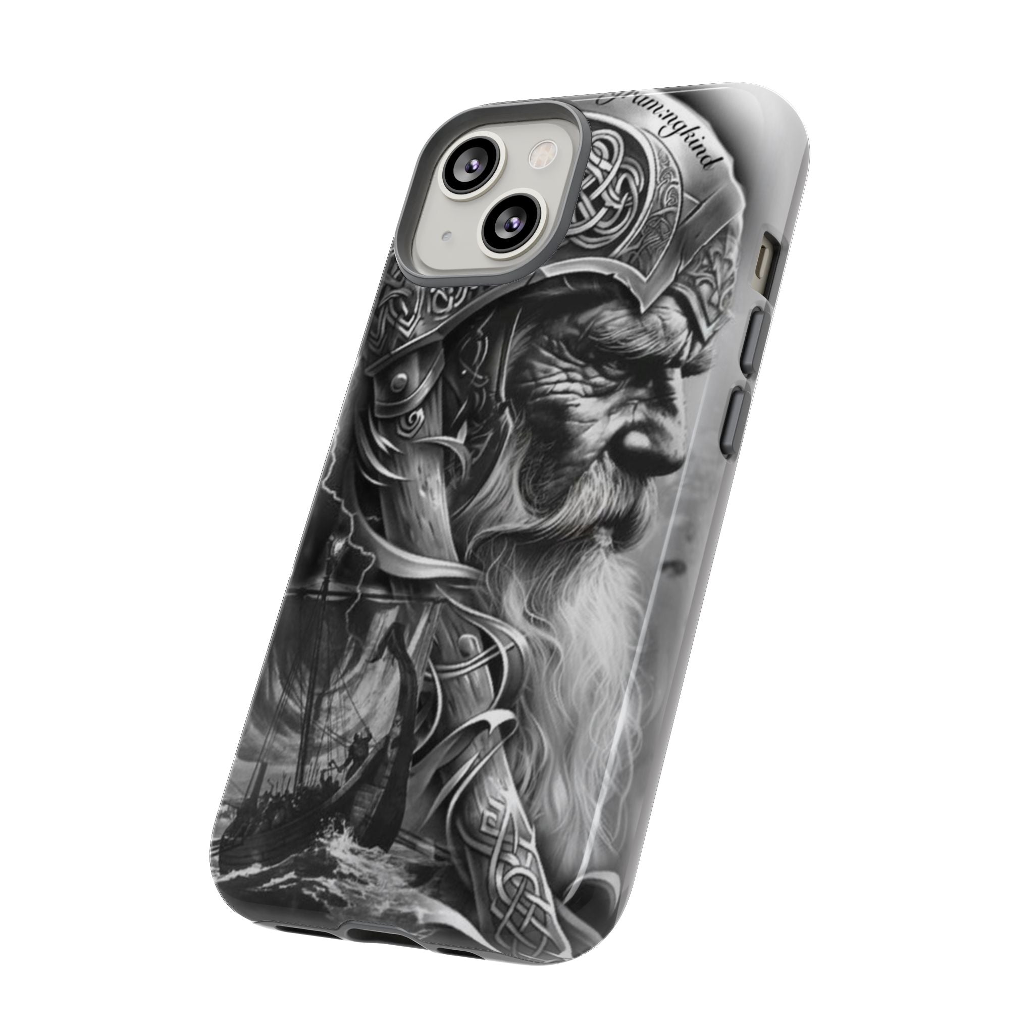 Viking Warrior & Longship – Norse Mythology iPhone Case