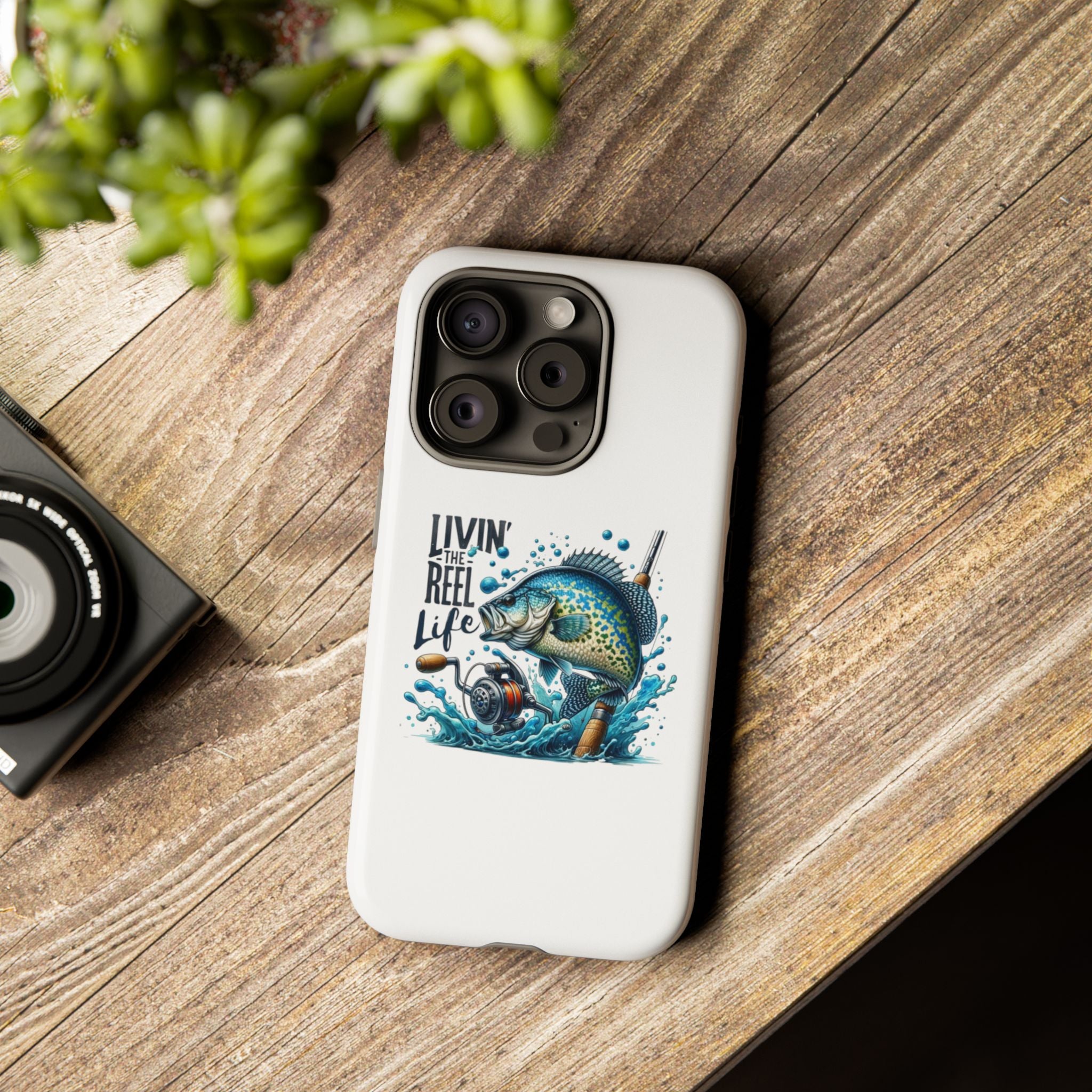 Livin’ The Reel Life – Crappie Fishing iPhone Case