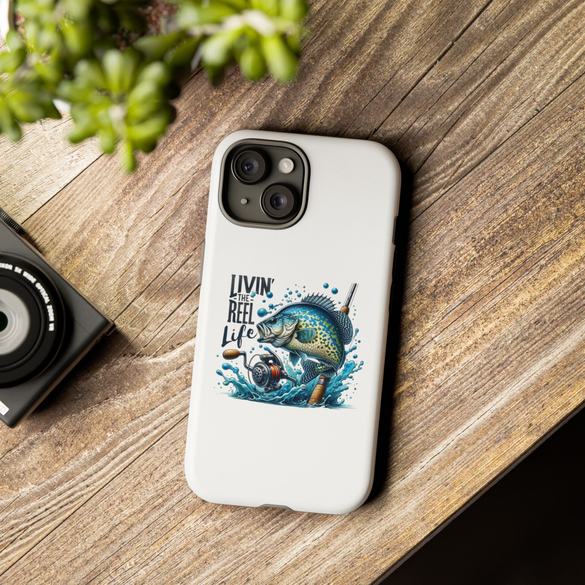 Livin’ The Reel Life – Crappie Fishing iPhone Case